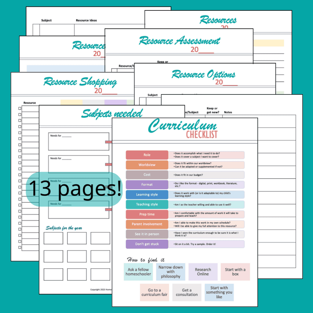 10 Easy Steps For Choosing Homeschool Curriculum Homeschool Planning