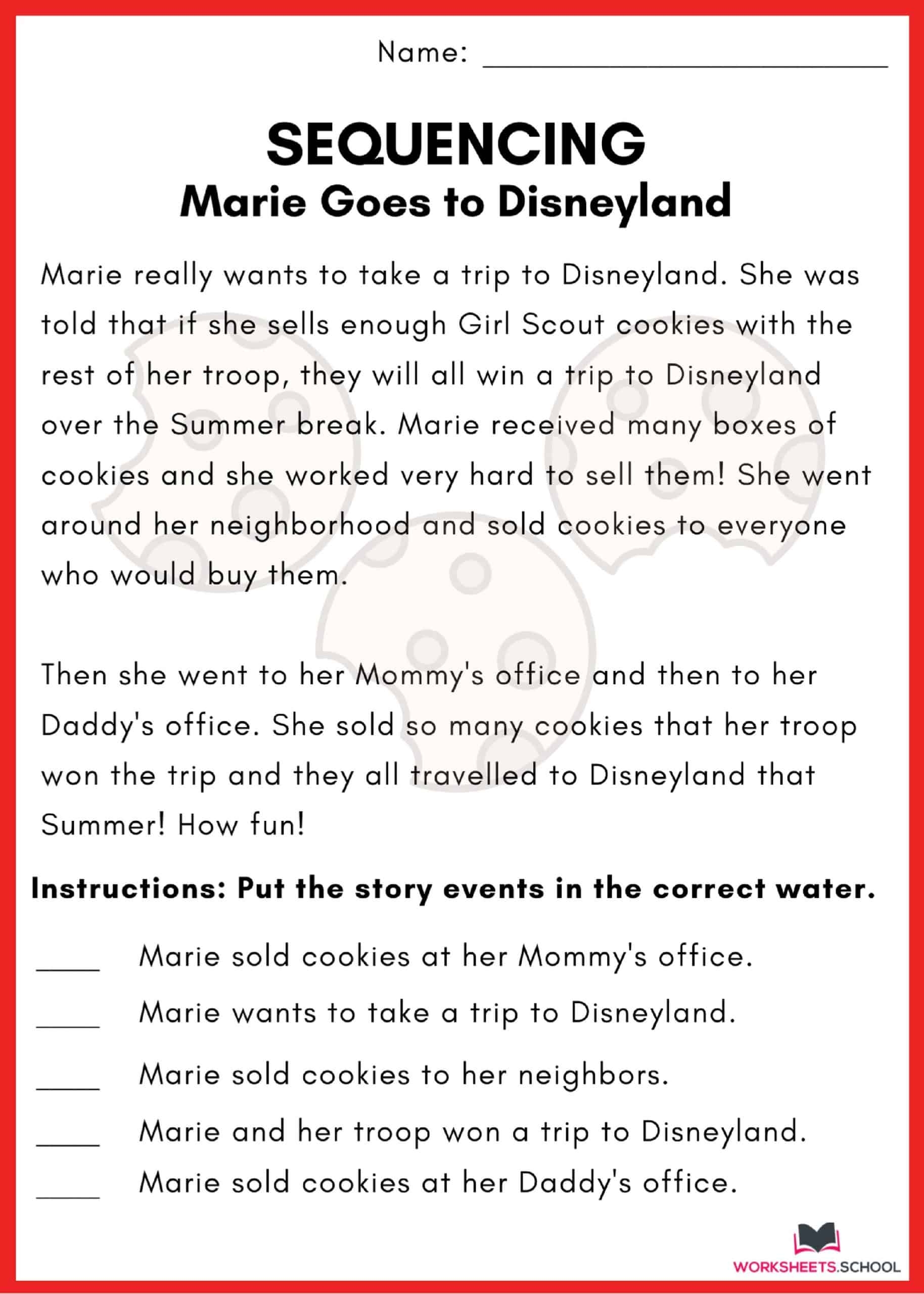 10 Printable Sequencing Worksheets Free EduWorksheets
