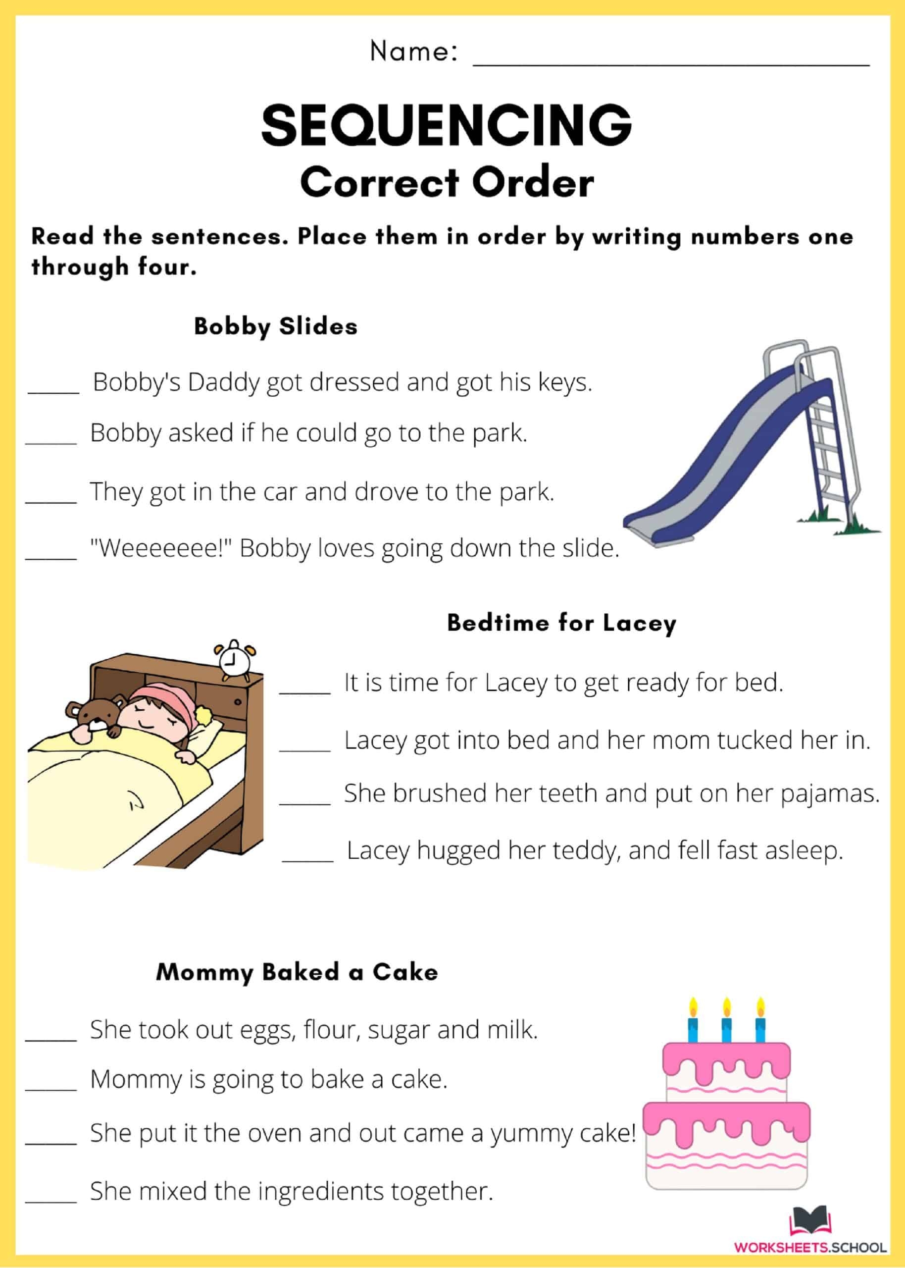 10 Printable Sequencing Worksheets Free EduWorksheets