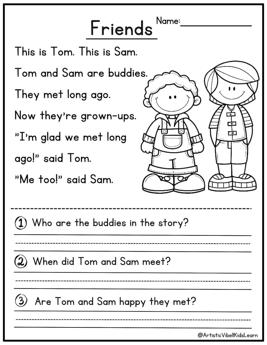 100 First Grade Reading Comprehension Passages Worksheets Sentences Reading Worksheet Fluency Worksheet English Learing Kindergarten Etsy