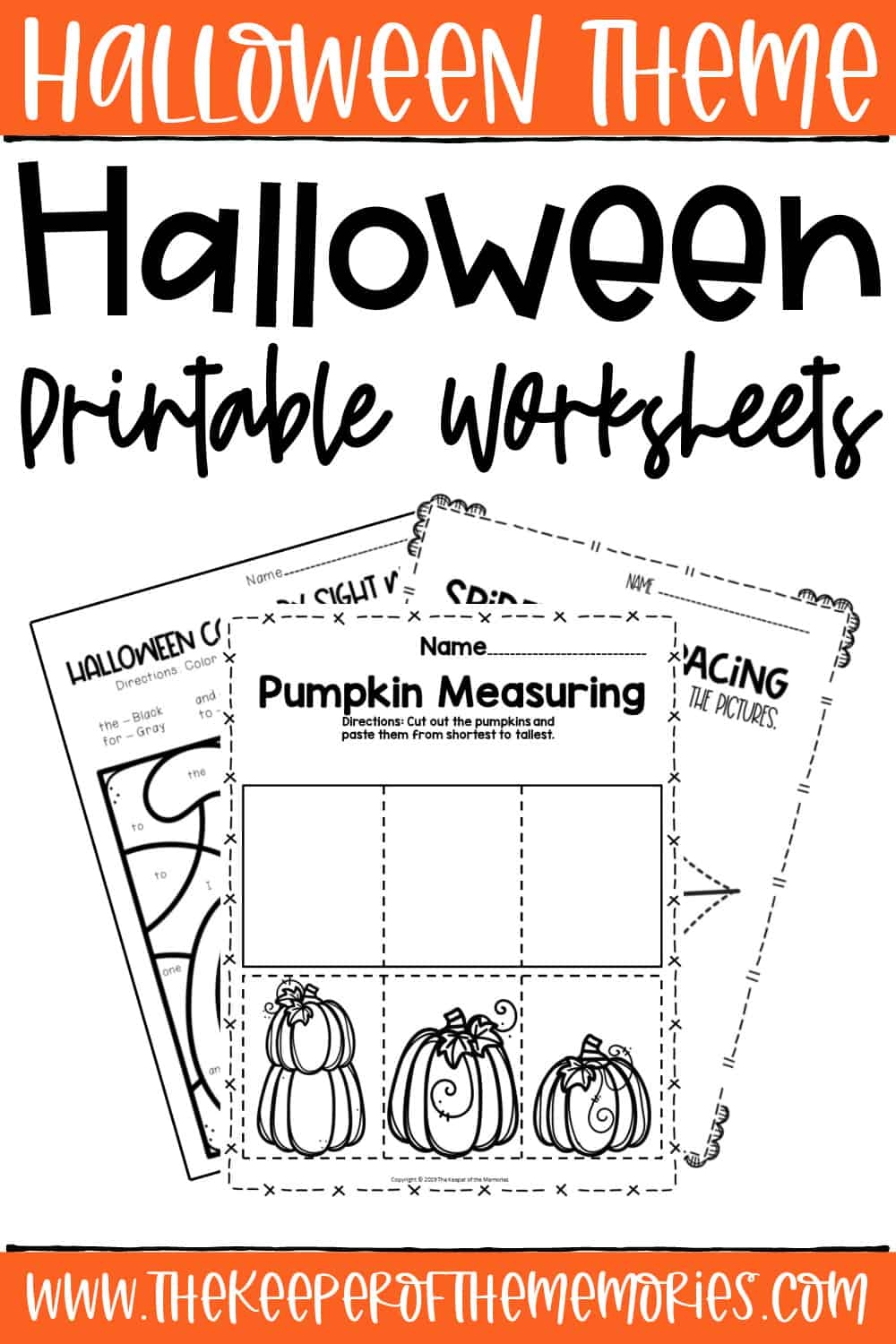 Free Printable Halloween Worksheets Preschool