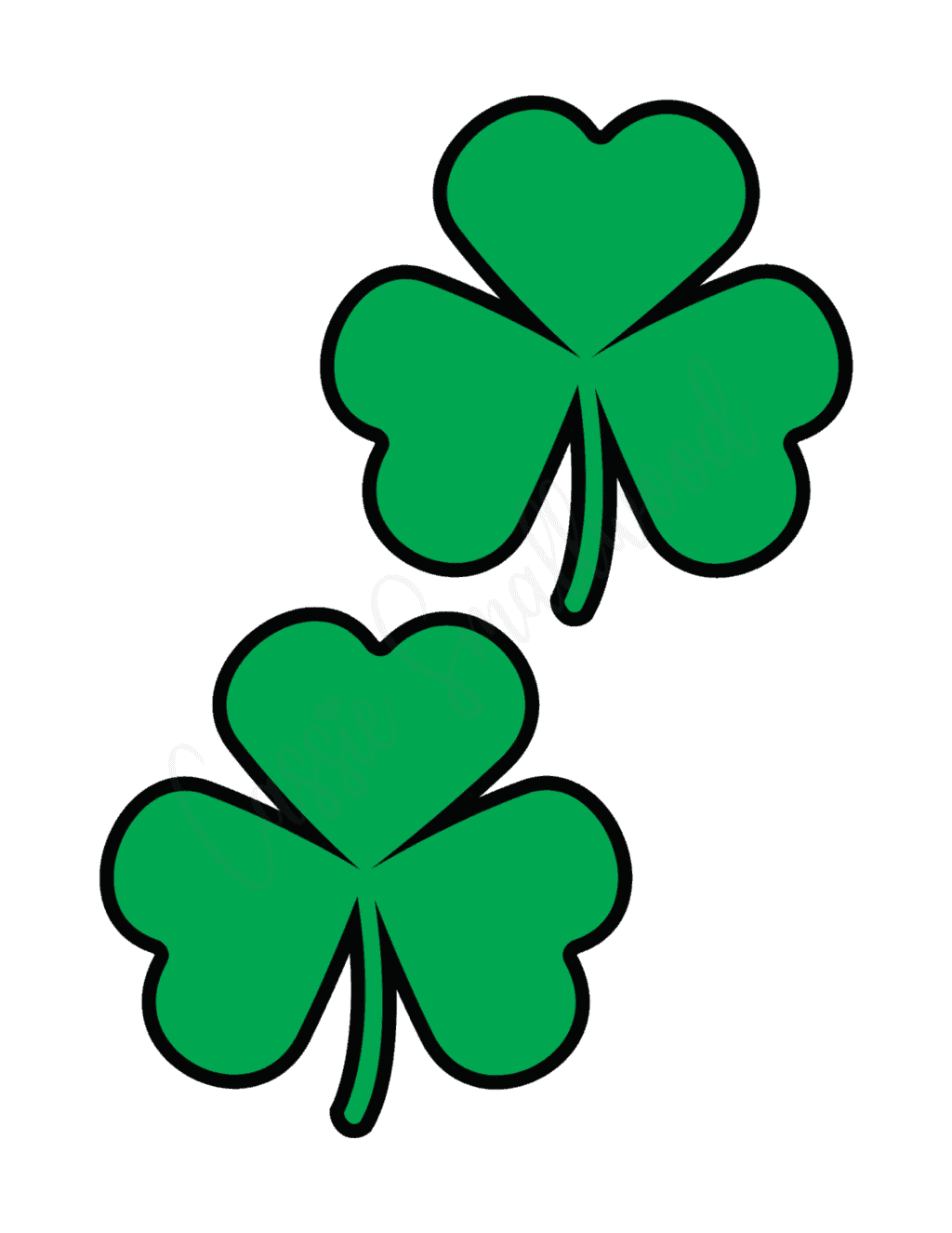 12 Unique Shamrock Templates Free Printable Cassie Smallwood 