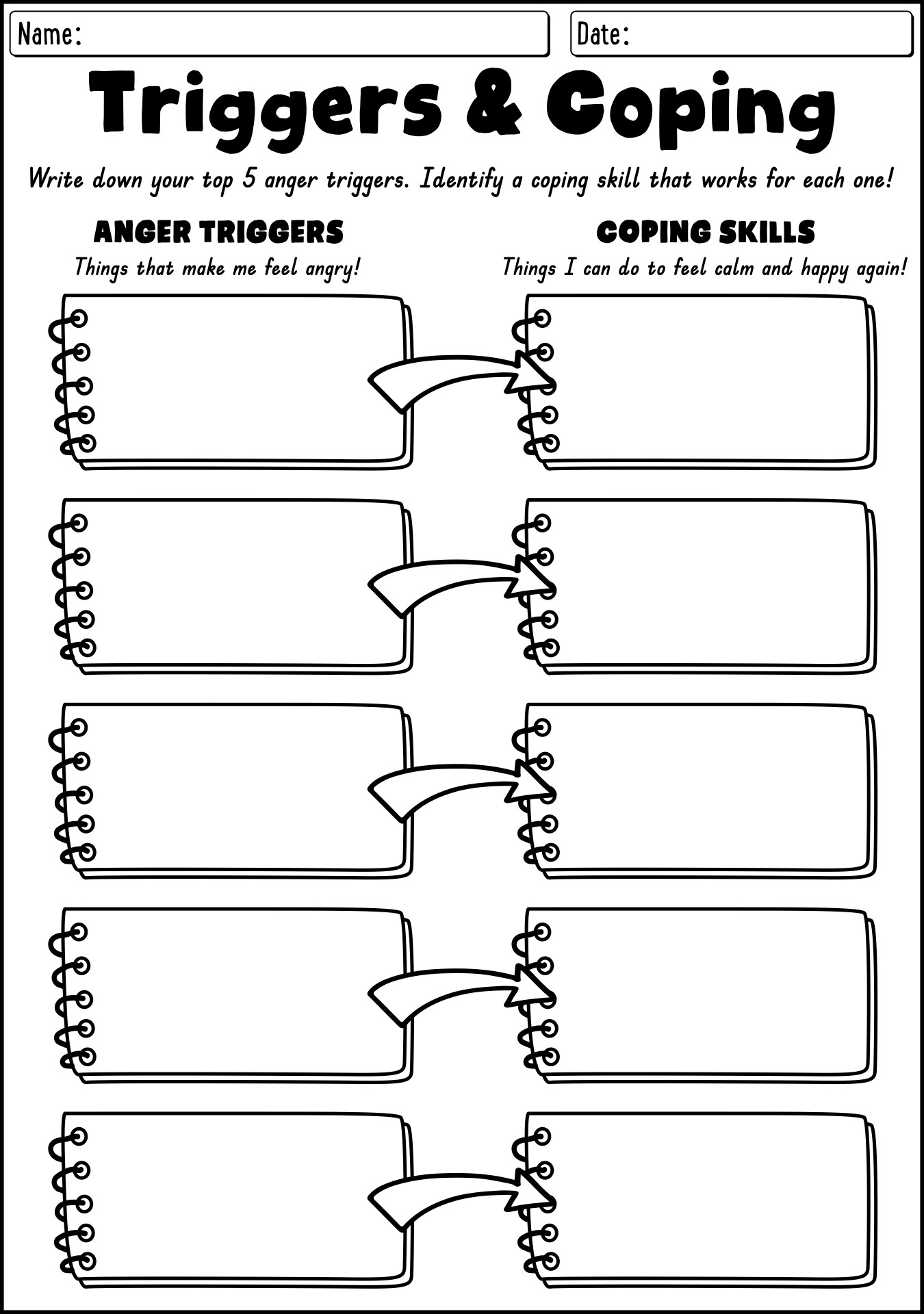 13 Coping Skills Worksheets Free PDF At Worksheeto