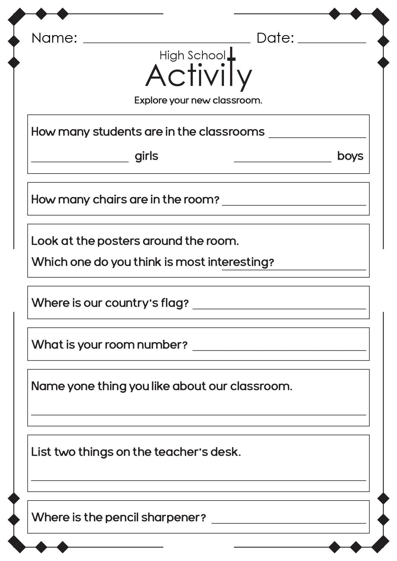 13 High School English Language Arts Worksheets Free PDF At 