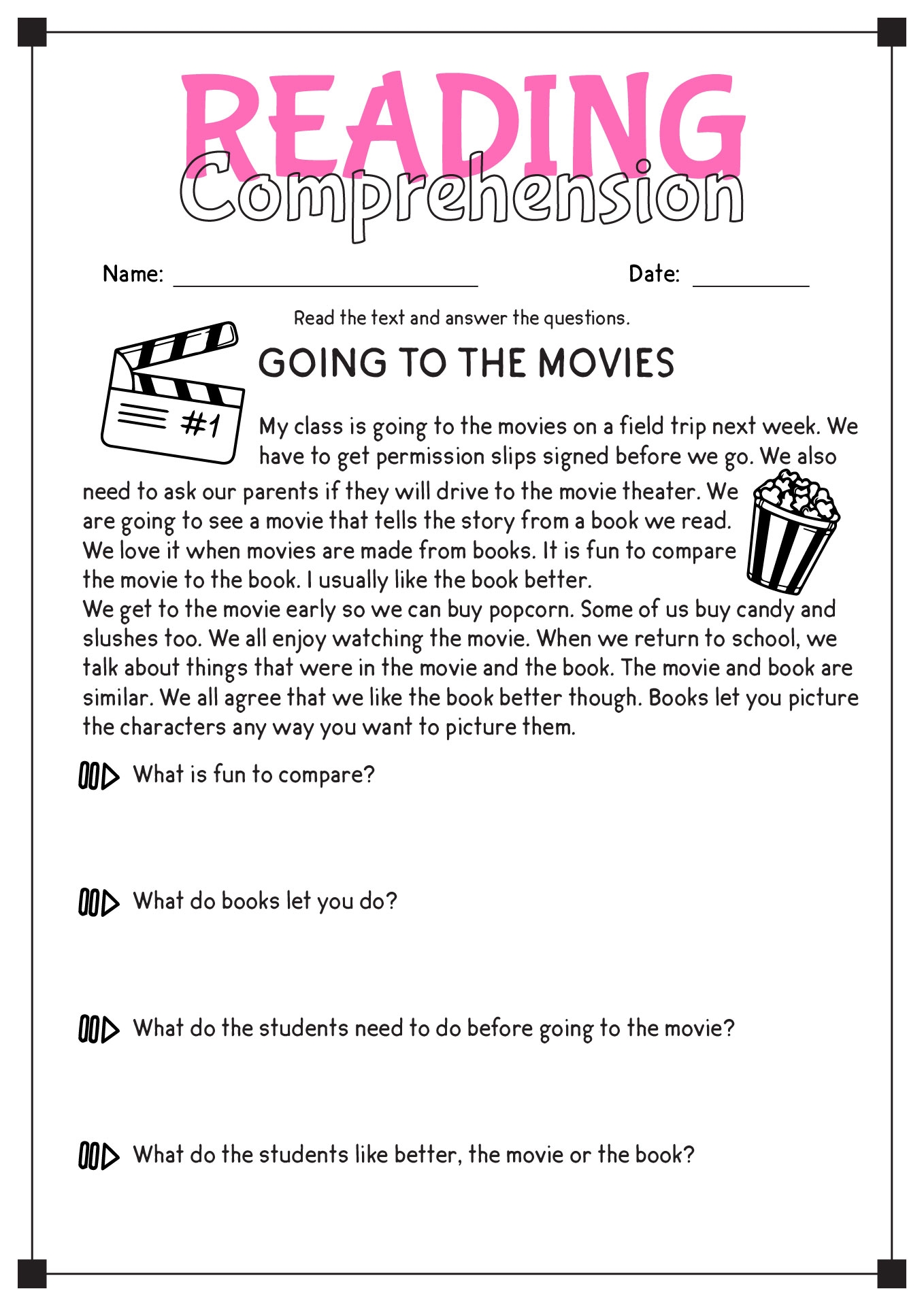 16 Comprehension Reading English Worksheets Free PDF At Worksheeto