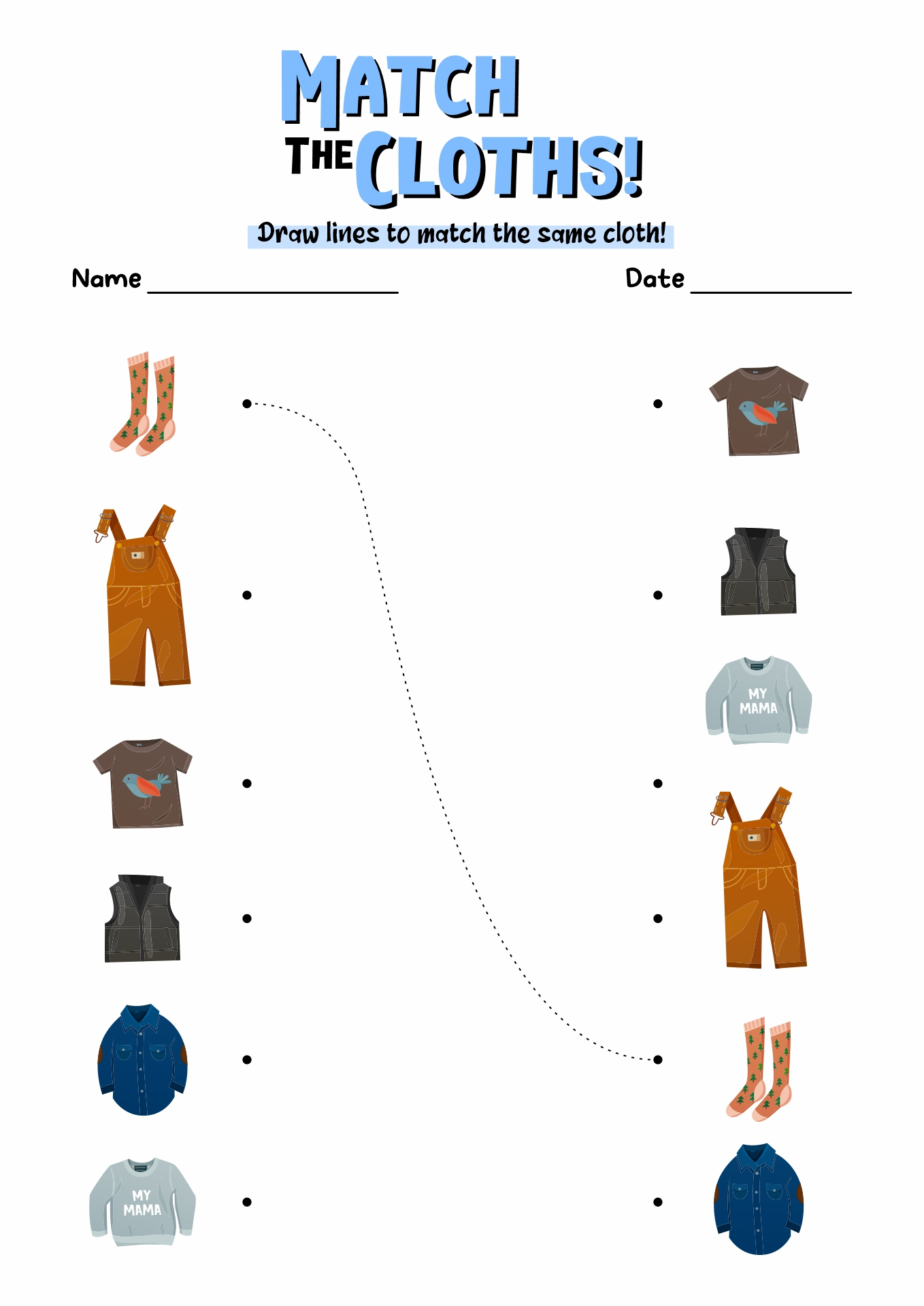 17 Clothing Printable Worksheets For Preschoolers Free PDF At Worksheeto