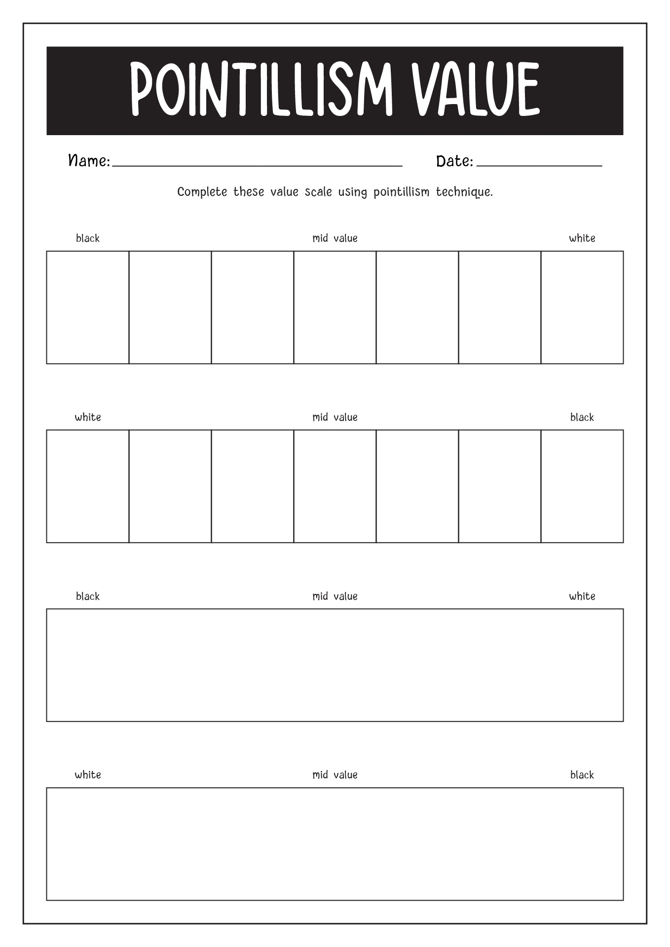 18 Value Scale Drawing Worksheet Free PDF At Worksheeto
