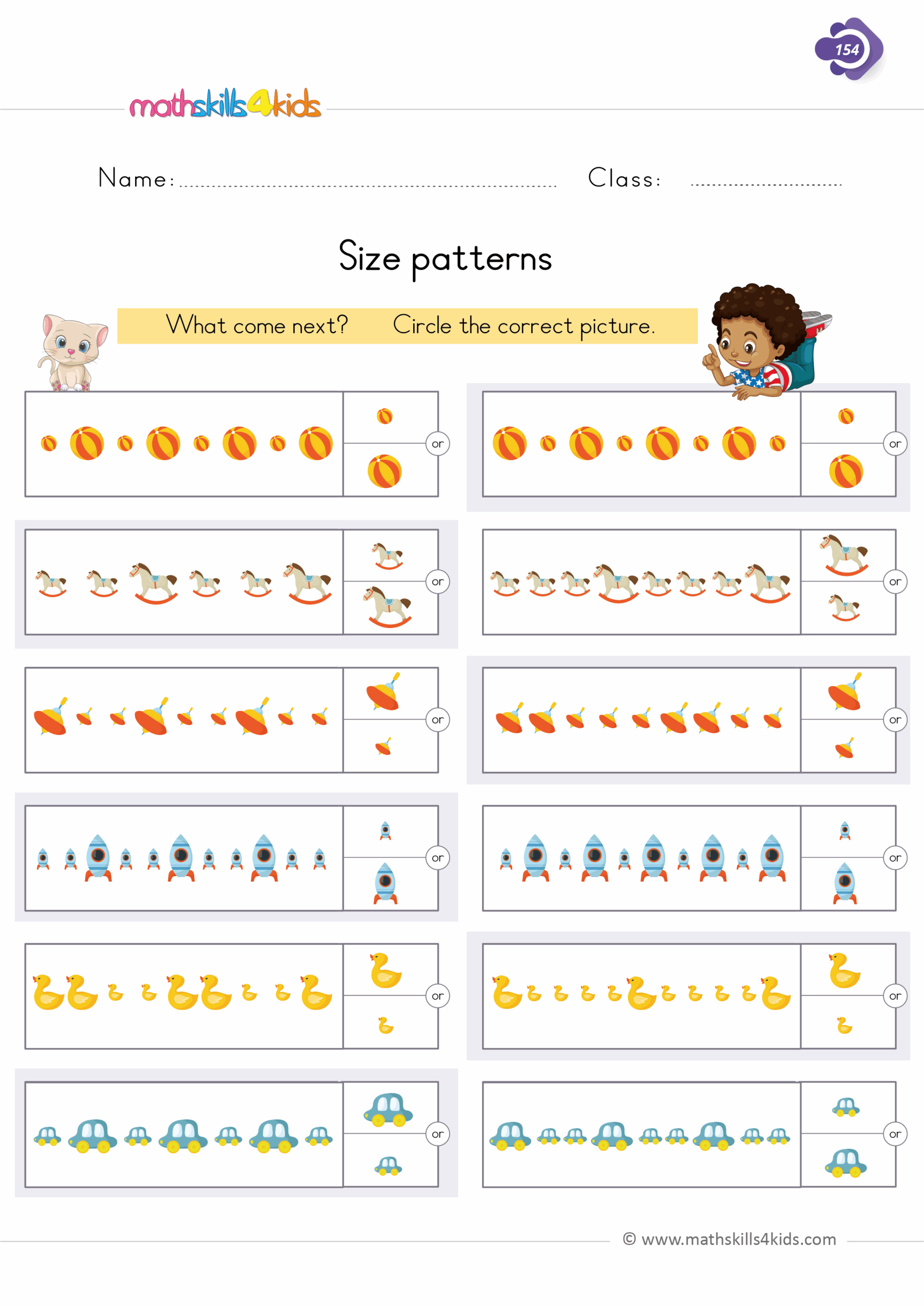Free Printable Grade One Worksheets