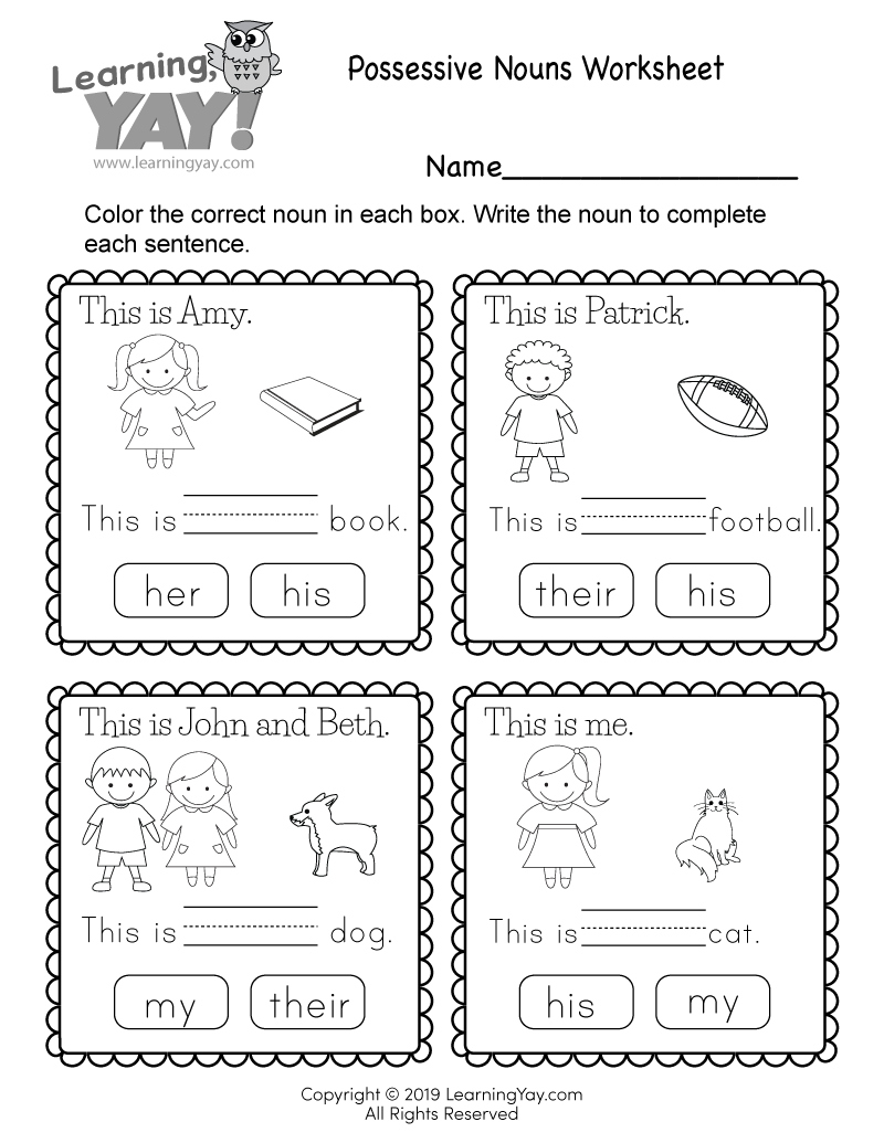 Free Printable 1st Grade Science Worksheets