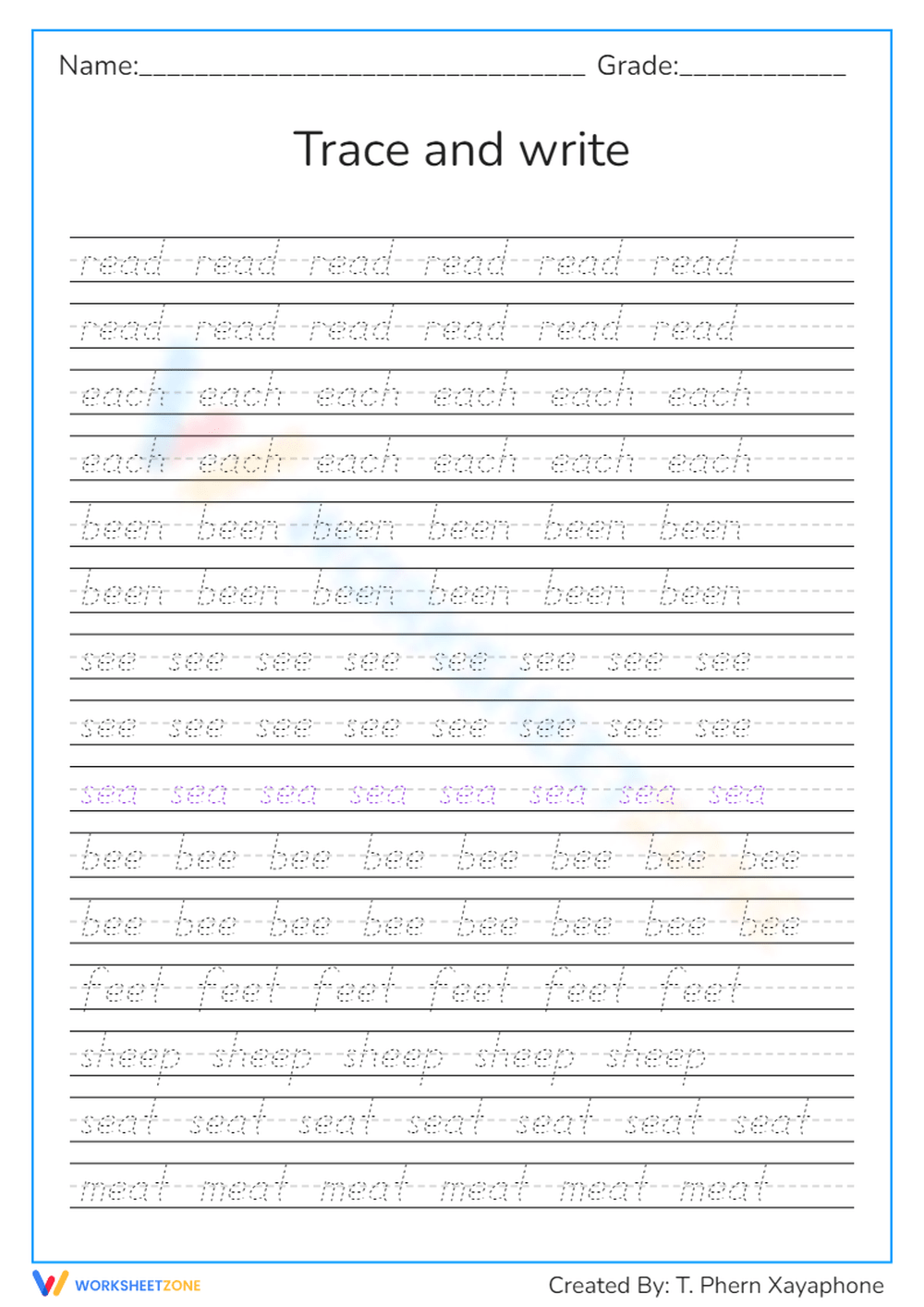 250 Free Printable Neat Handwriting Practice Sheets For All Ages 