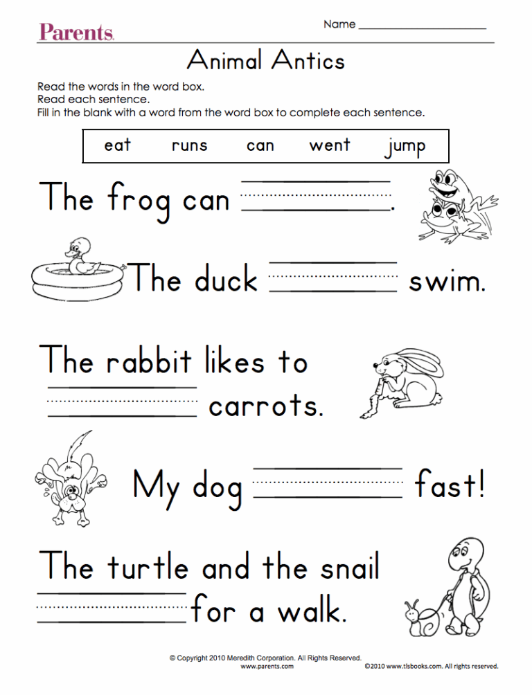 28 Printable Activities For Kids Worksheets Library