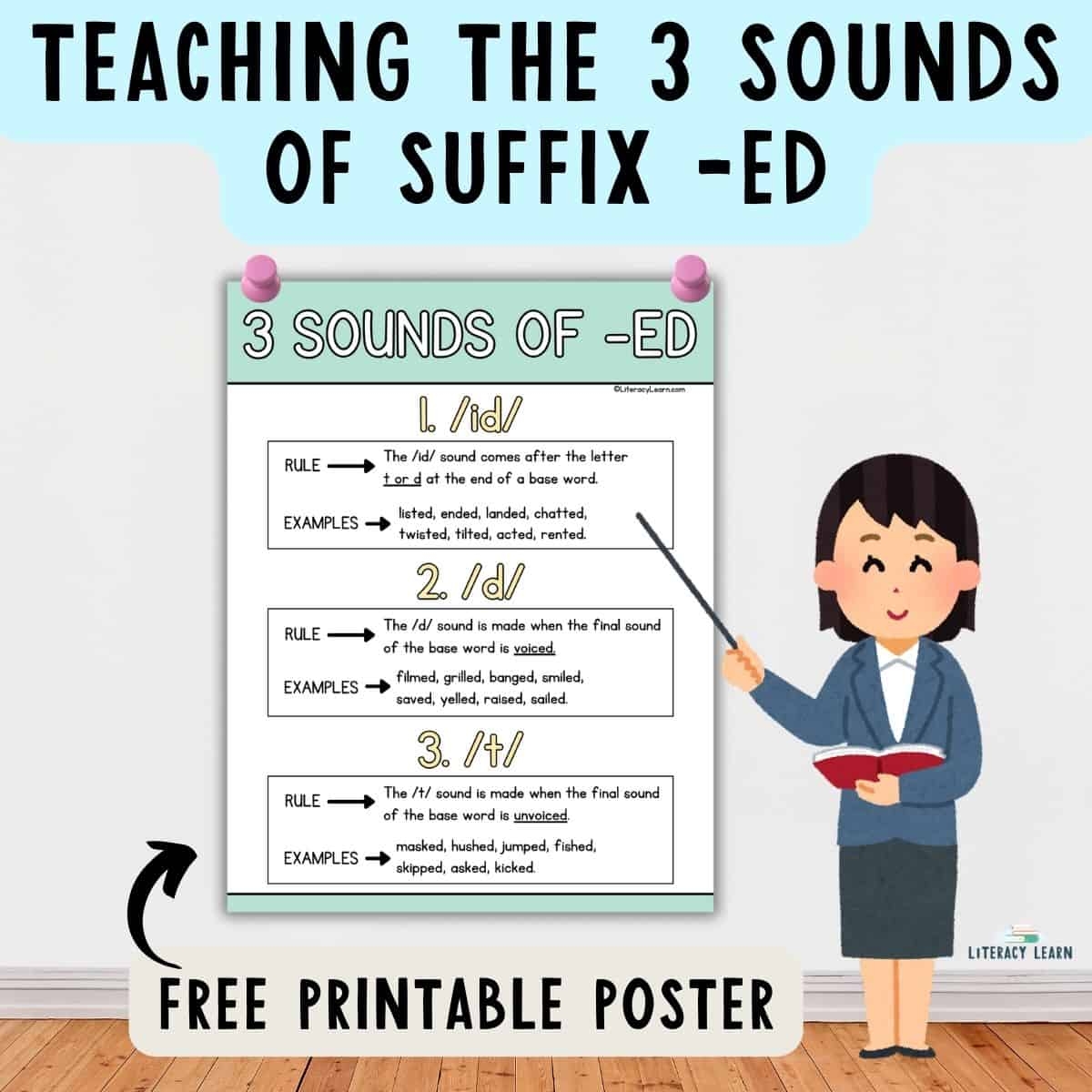 Free Printable Ed Ending Worksheets