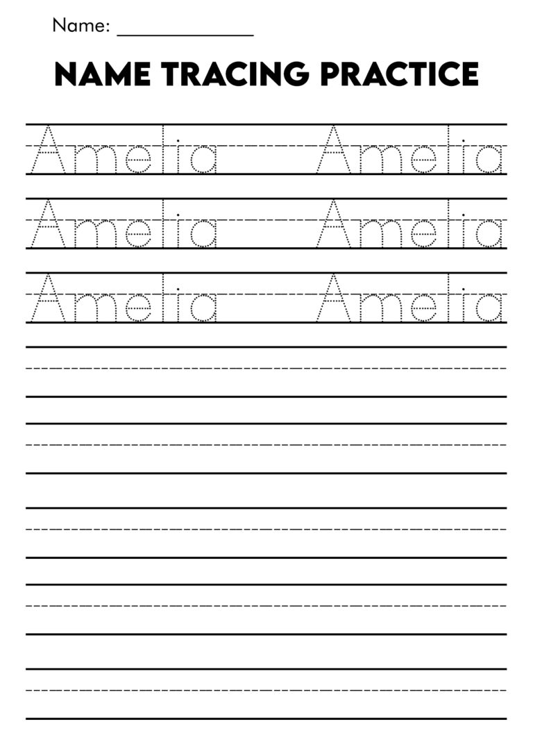 310 Free Editable And Printable Name Tracing Worksheets Worksheets Library