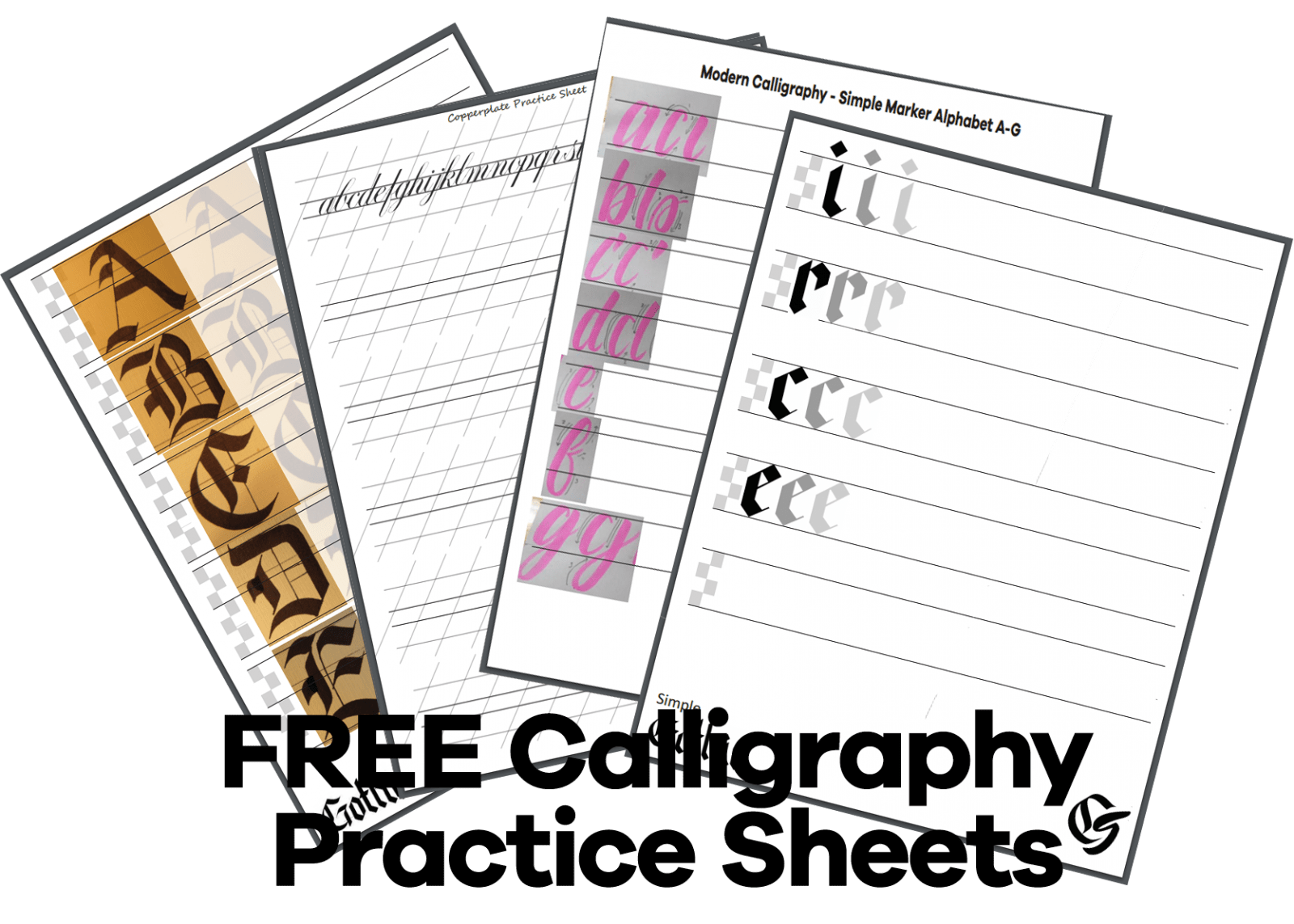 Free Printable Calligraphy Worksheets For Beginners