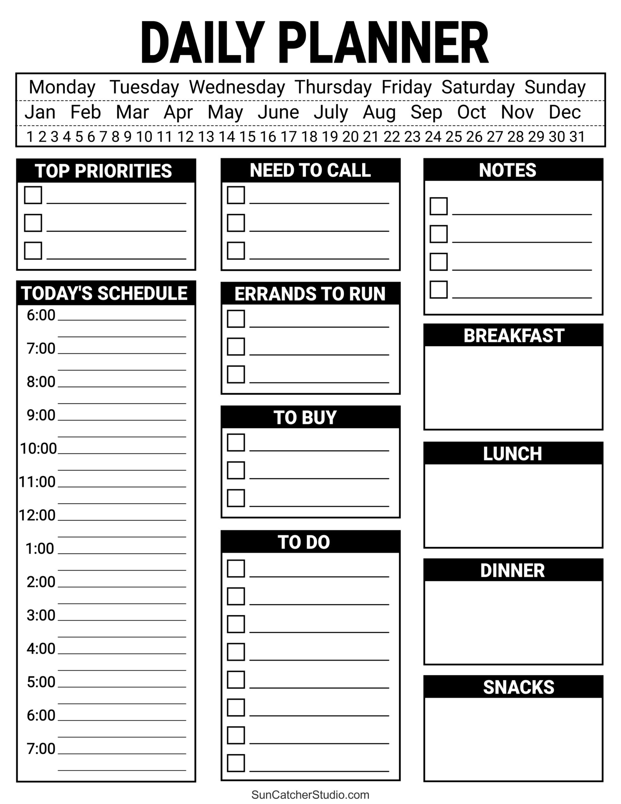 4 Free Printable To do List Templates Adobe Acrobat Worksheets Library