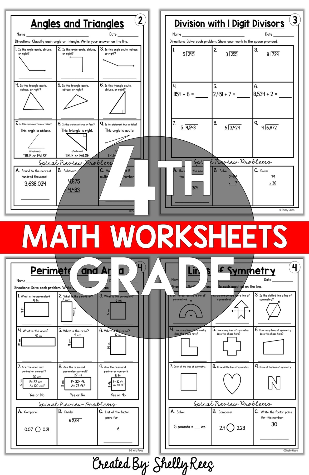 Fourth Grade Worksheets Free Printable