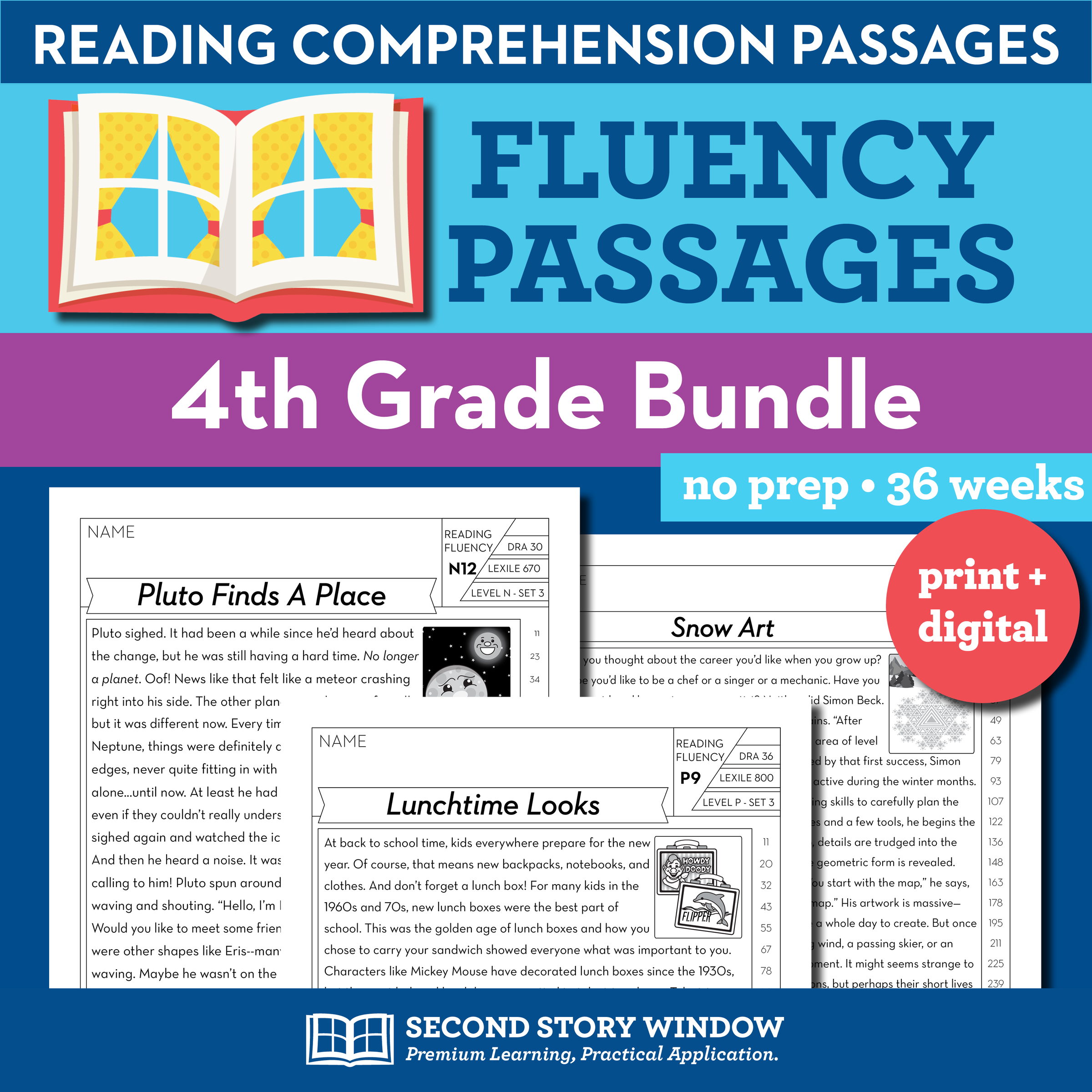 4th Grade Fluency Passages U0026 Reading Comprehension Questions