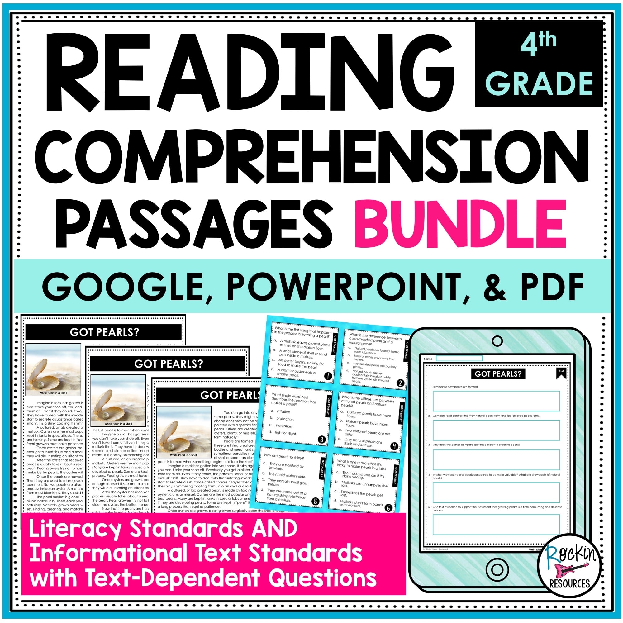 4th Grade Informational Reading Comprehension Worksheets