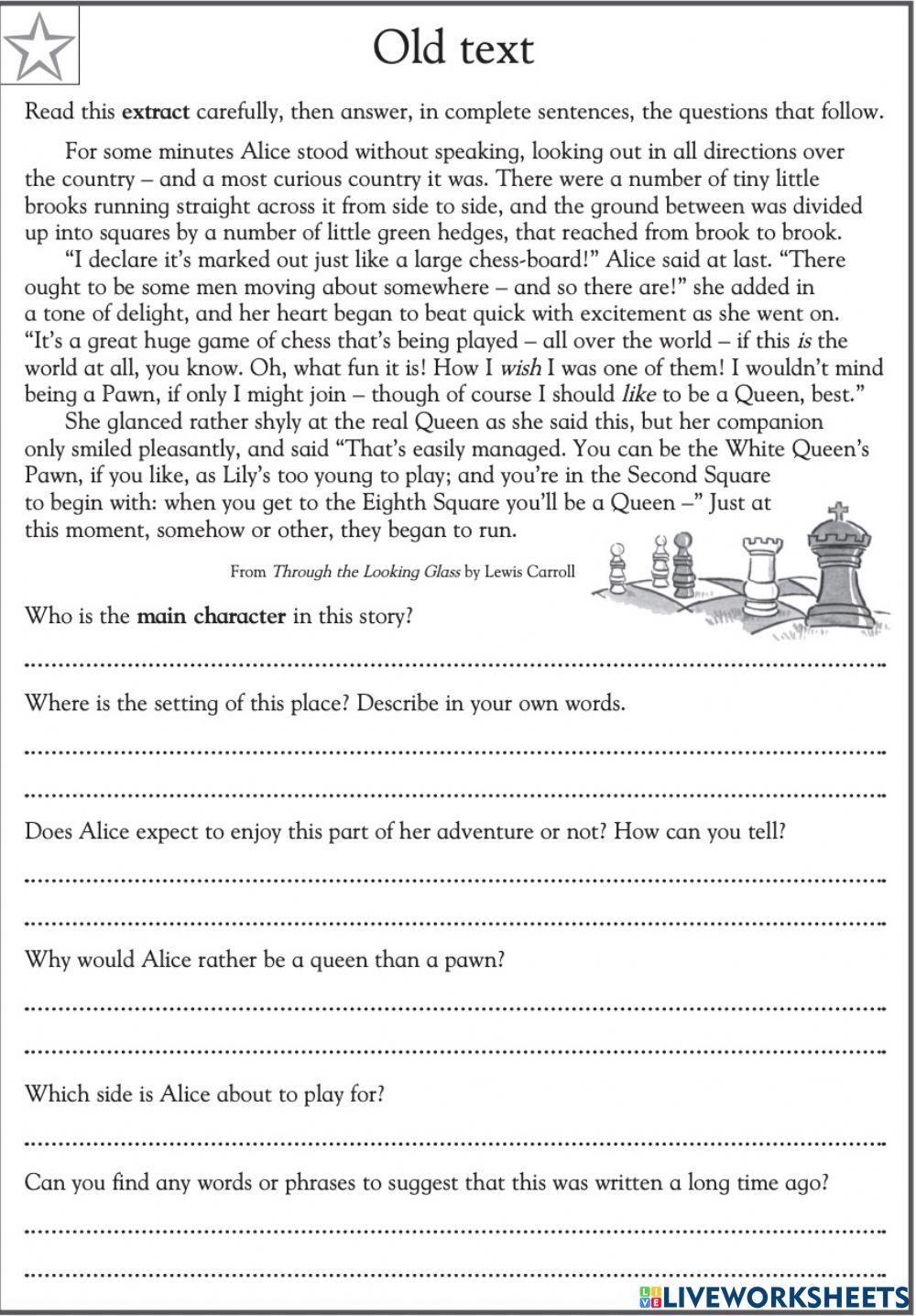 4th Grade Reading Comprehension Worksheets Worksheets Library