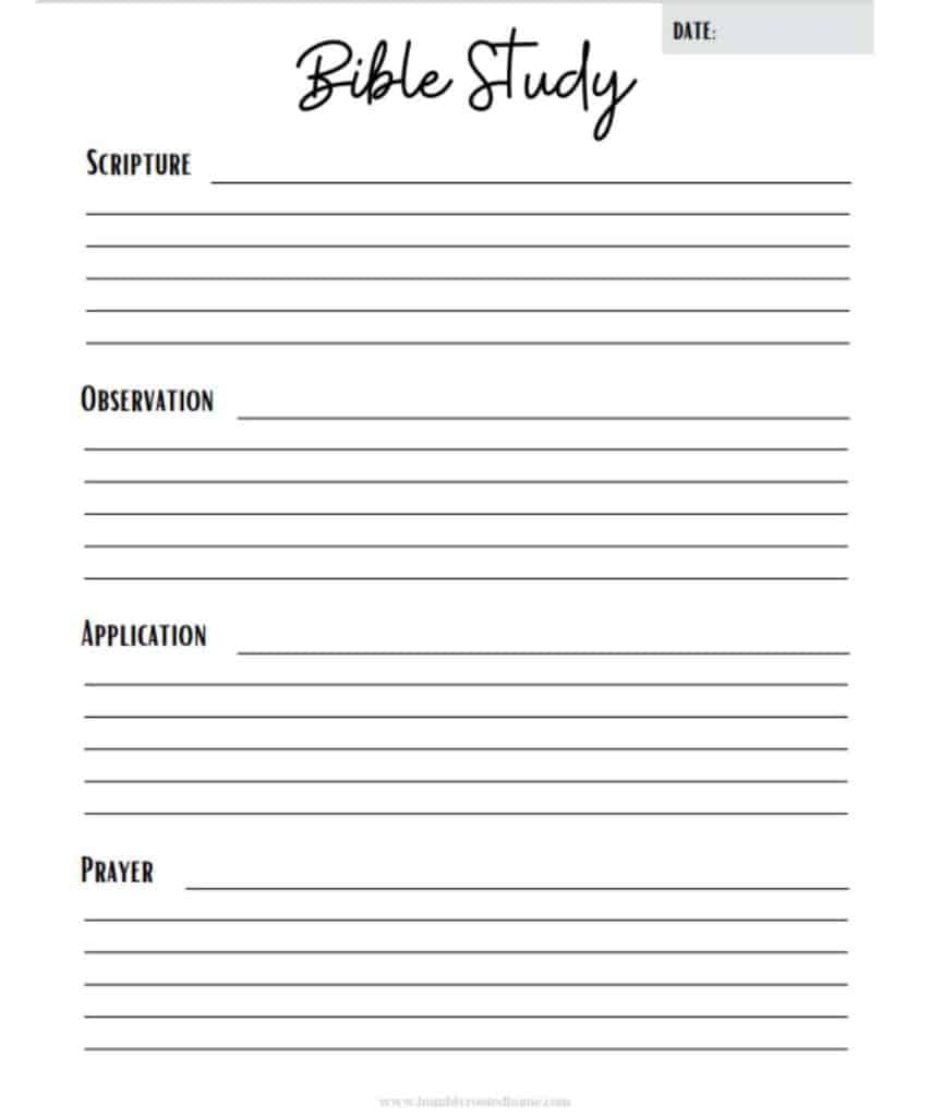 Free Bible Verse Worksheets Printable