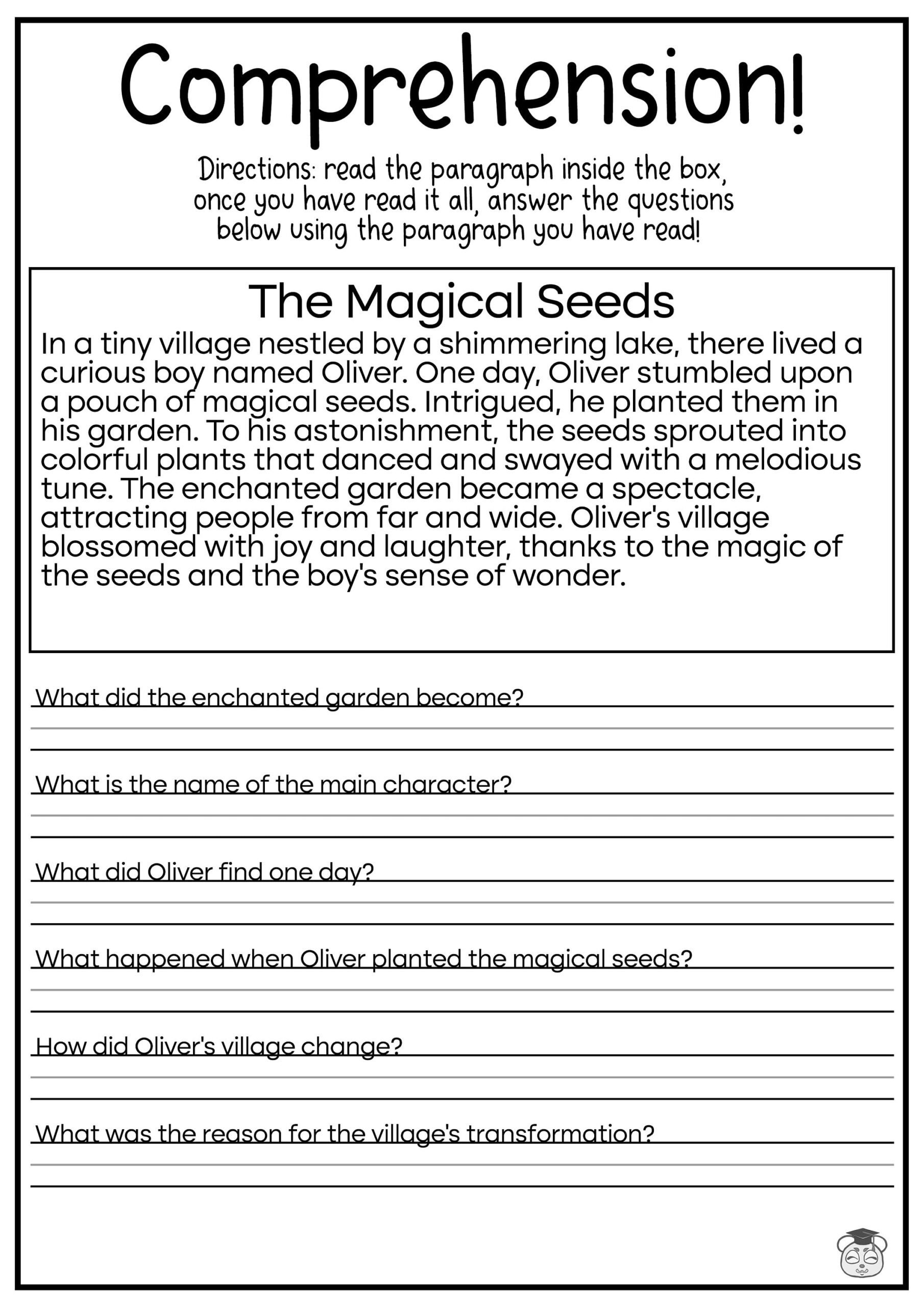 Gcse English Reading Comprehension Worksheets
