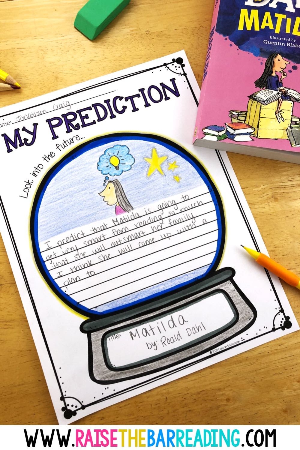 Reading Predictions Worksheet Free Printable