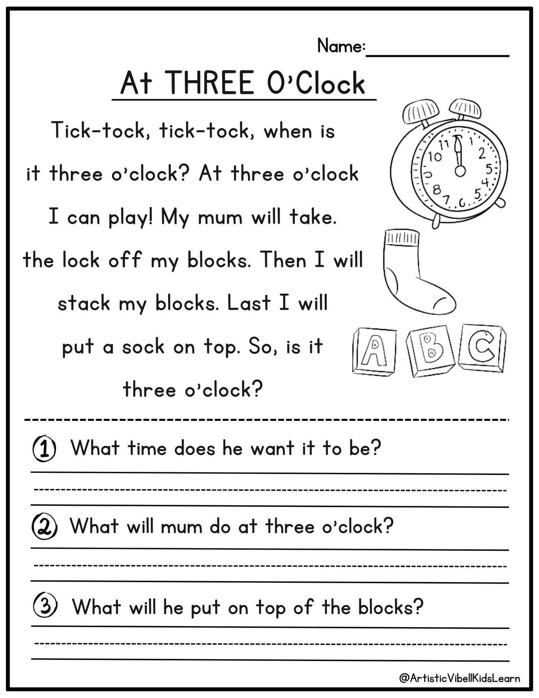 50 Kindergarten 1st Grade Reading Comprehension Passages Worksheets Sentences Reading Worksheet Fluency Worksheet English Passage Etsy