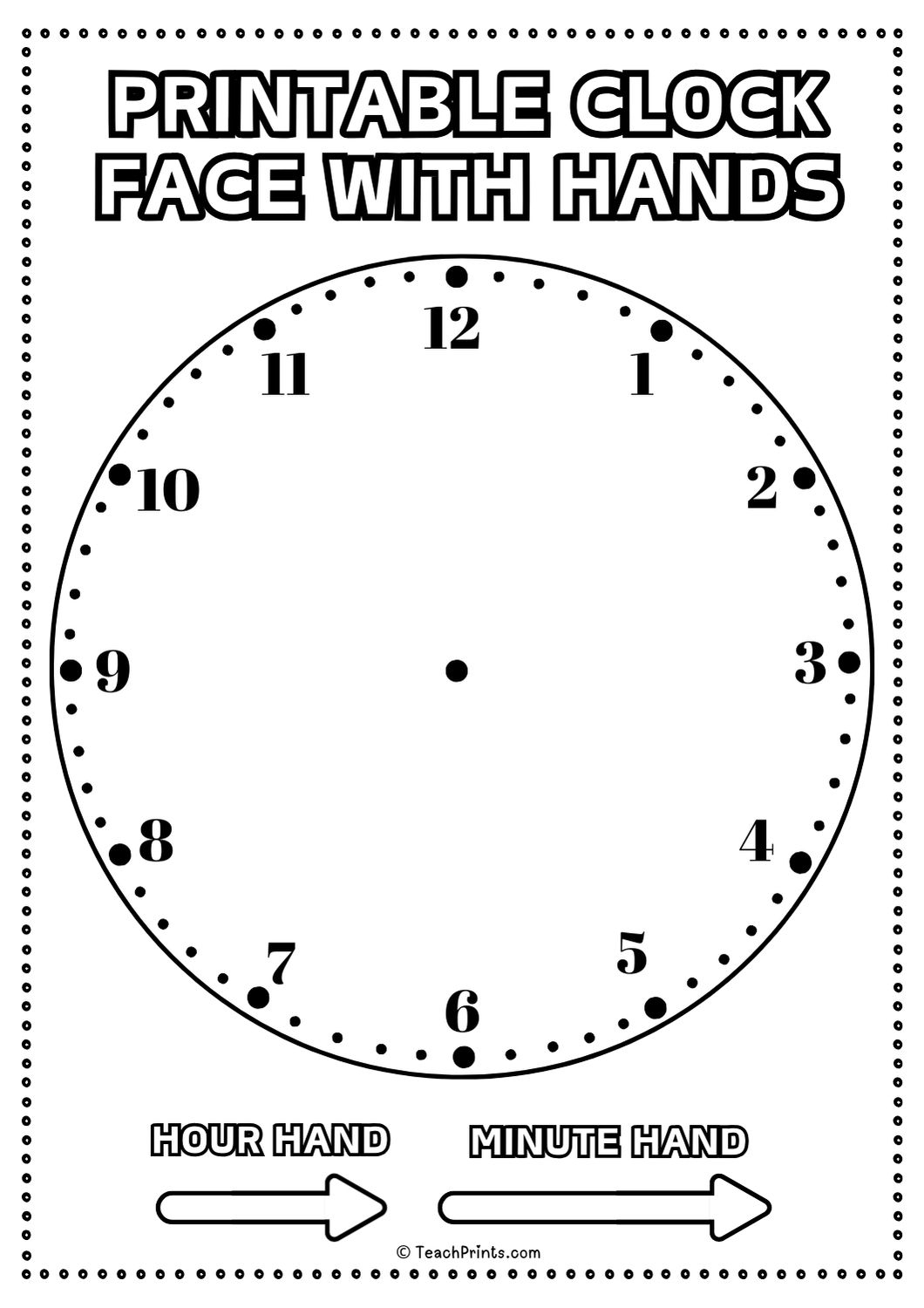 Free Printable Worksheets Clocks Time