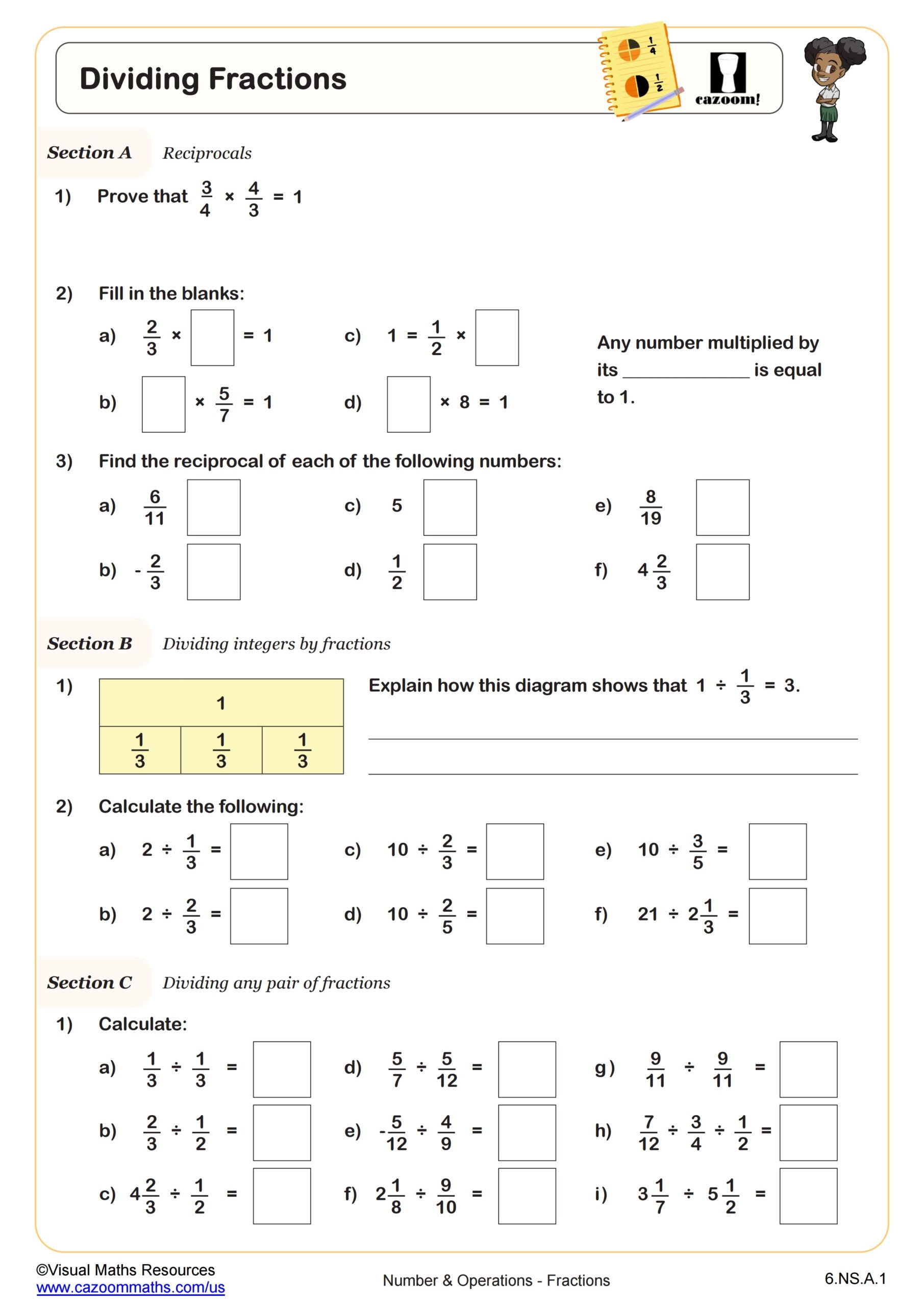 Free Printable School Worksheets 6th Grade