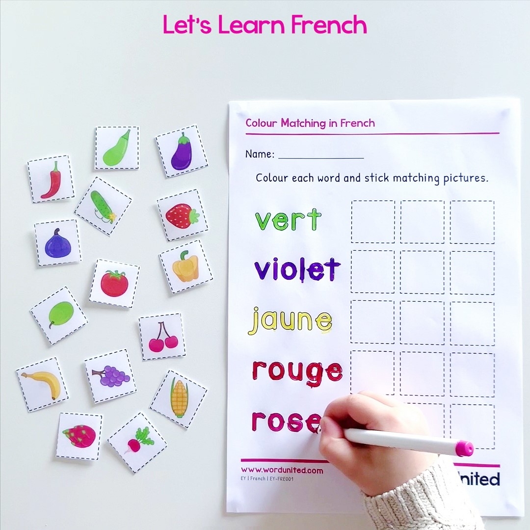 Free Printable French Worksheets Ks2