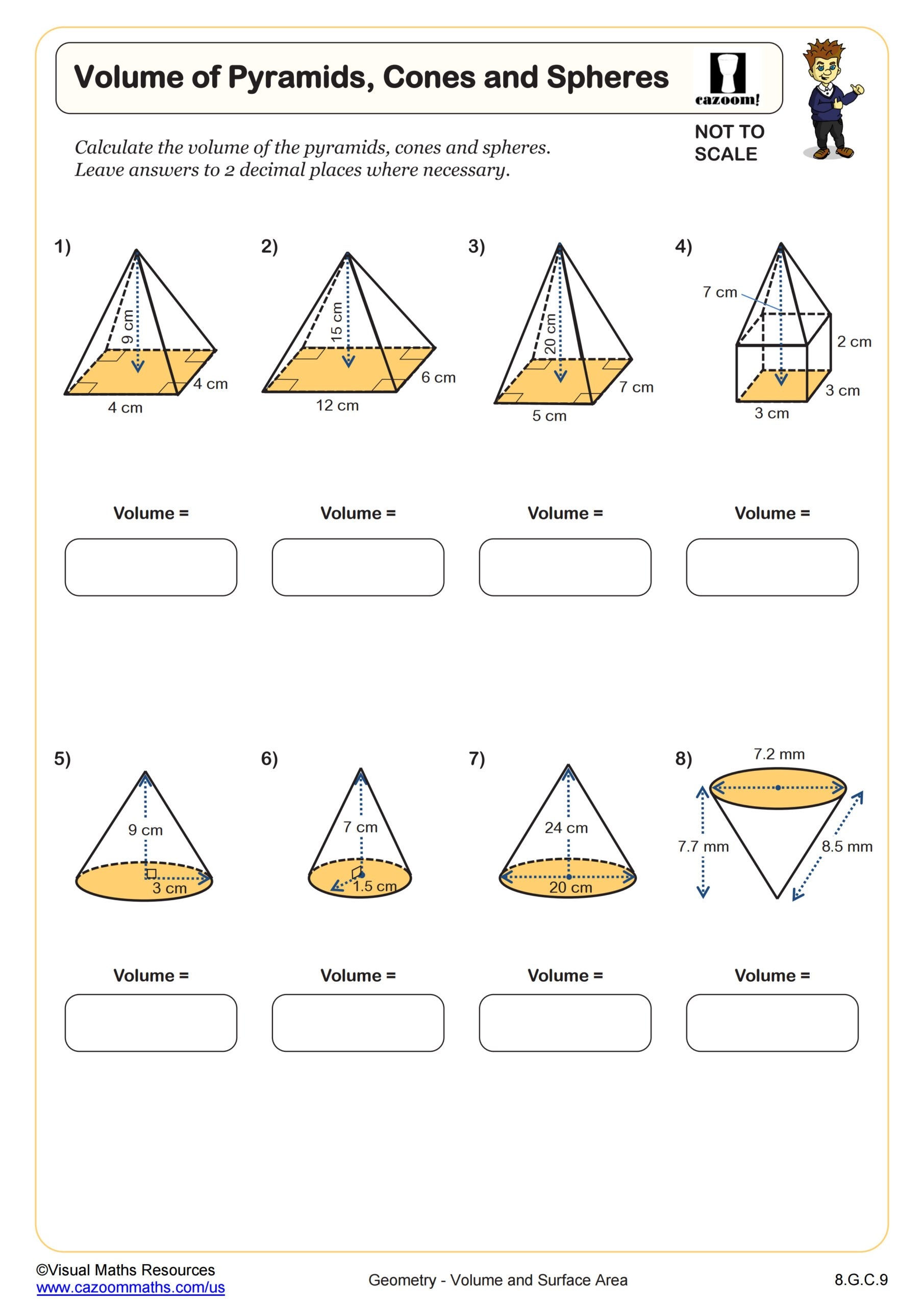 8th Grade Math Worksheets Printable PDF Math Worksheets