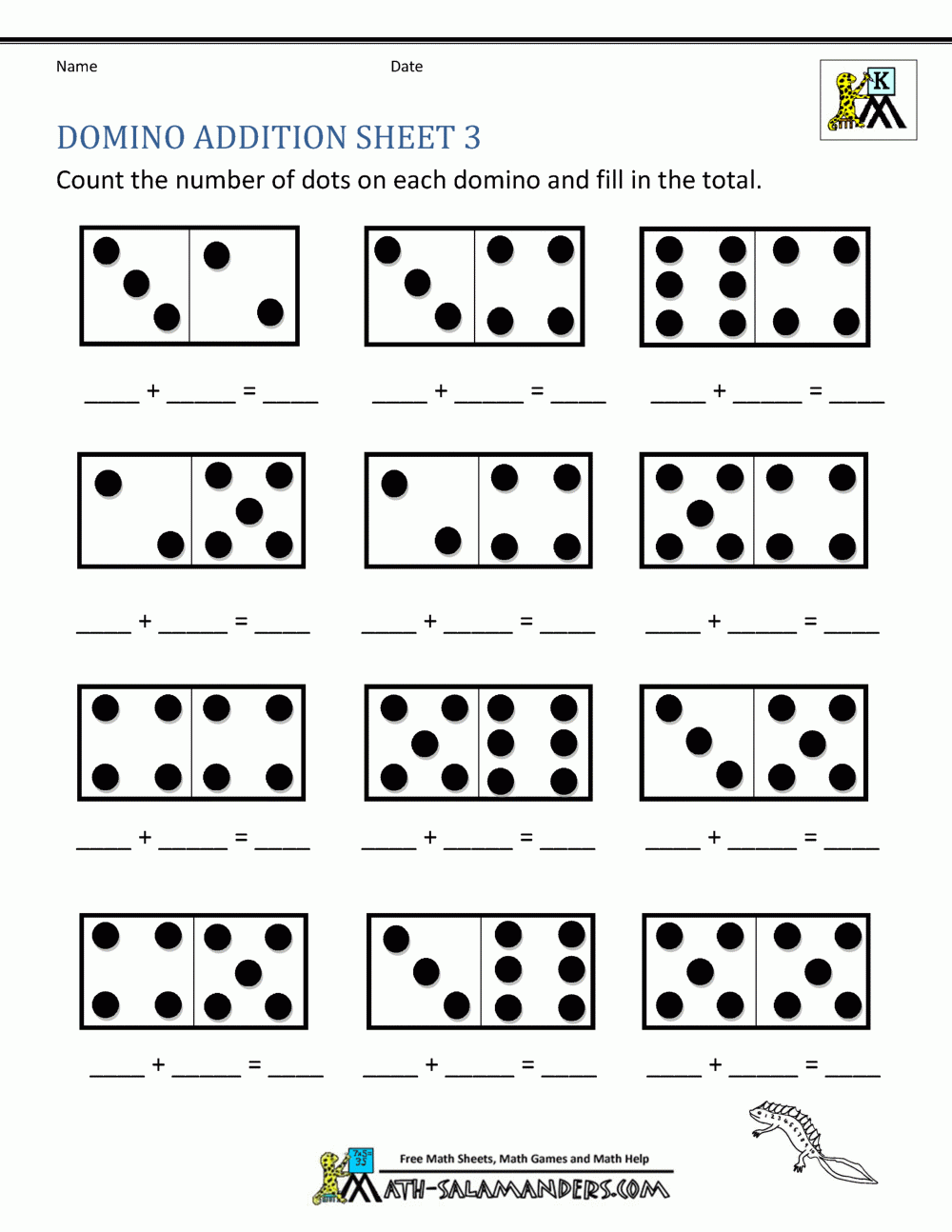 Math Worksheets For Kindergarten Free Printables