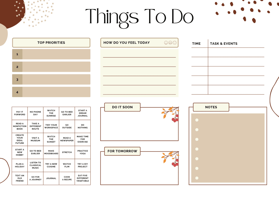 Free Printable Adhd Worksheets For Adults