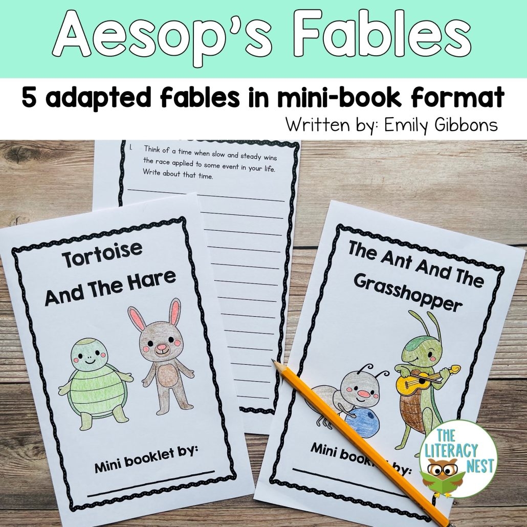 Aesop s Fables Close Reading Passages With Comprehension Questions The Literacy Nest