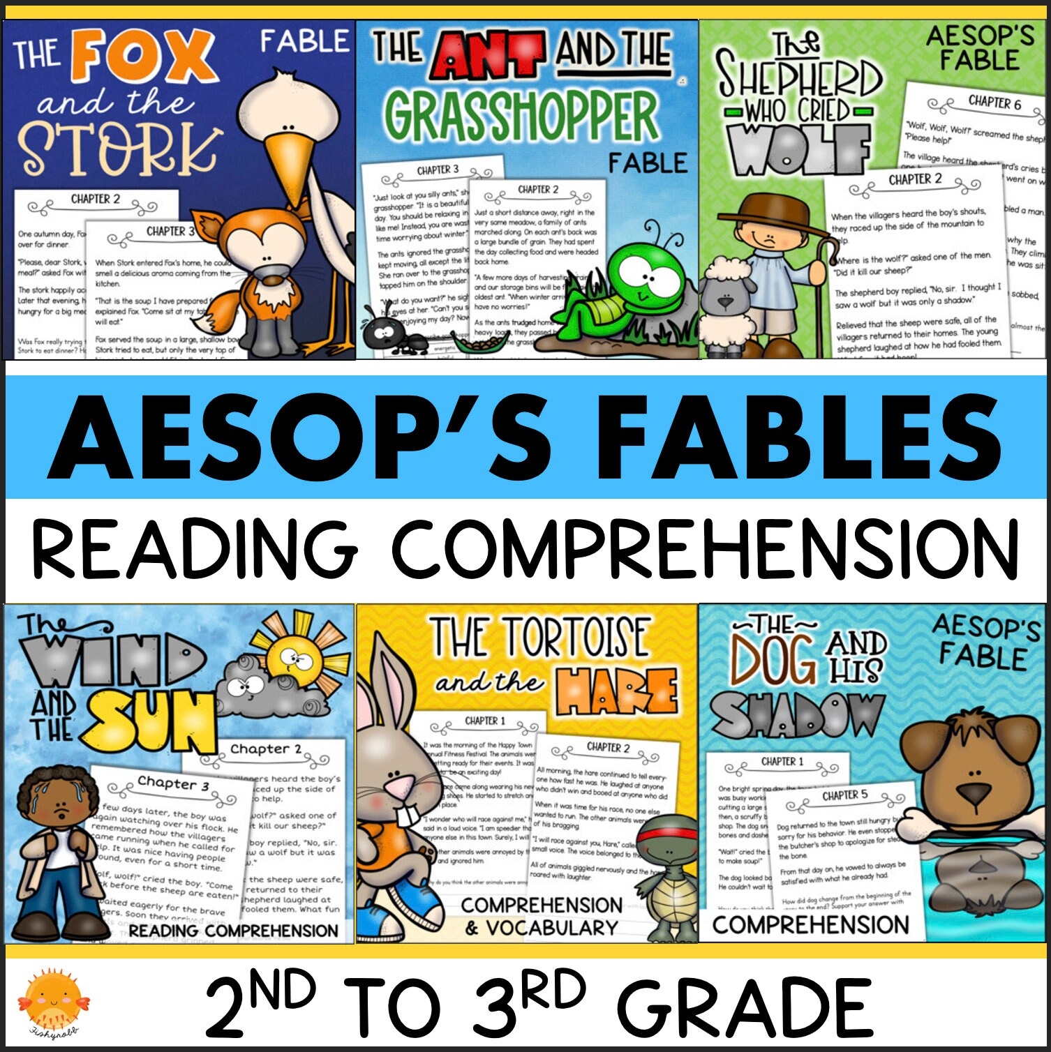 Fable Reading Comprehension Worksheets Pdf