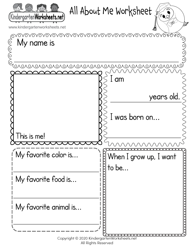 Who Am I Free Printable Worksheets