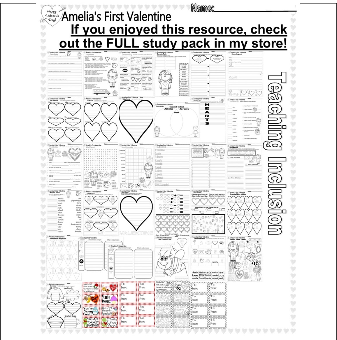 Amelia Bedelia s First Valentine Idioms Worksheets Speech SLP Made By Teachers
