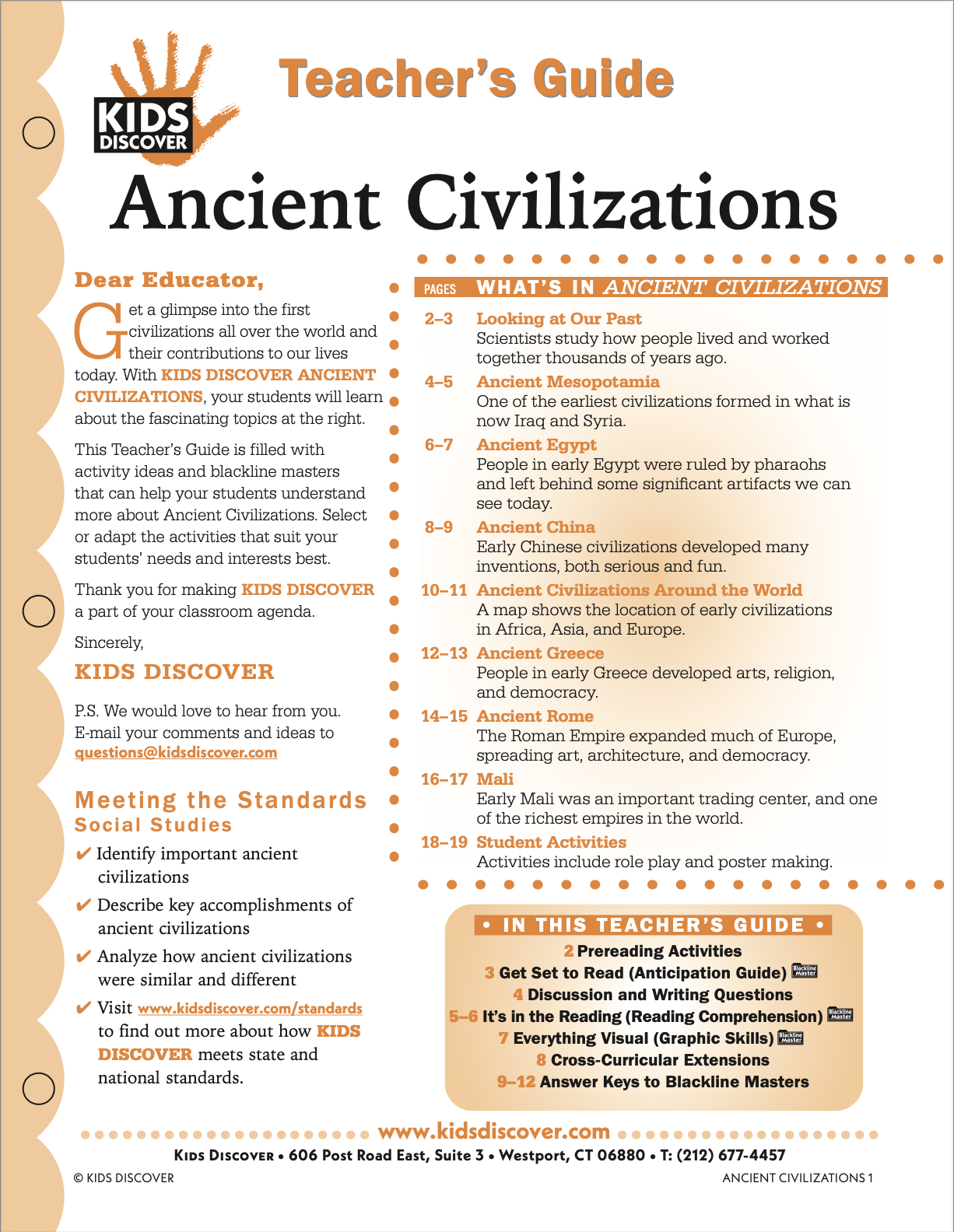 Ancient Civilizations Kids Discover