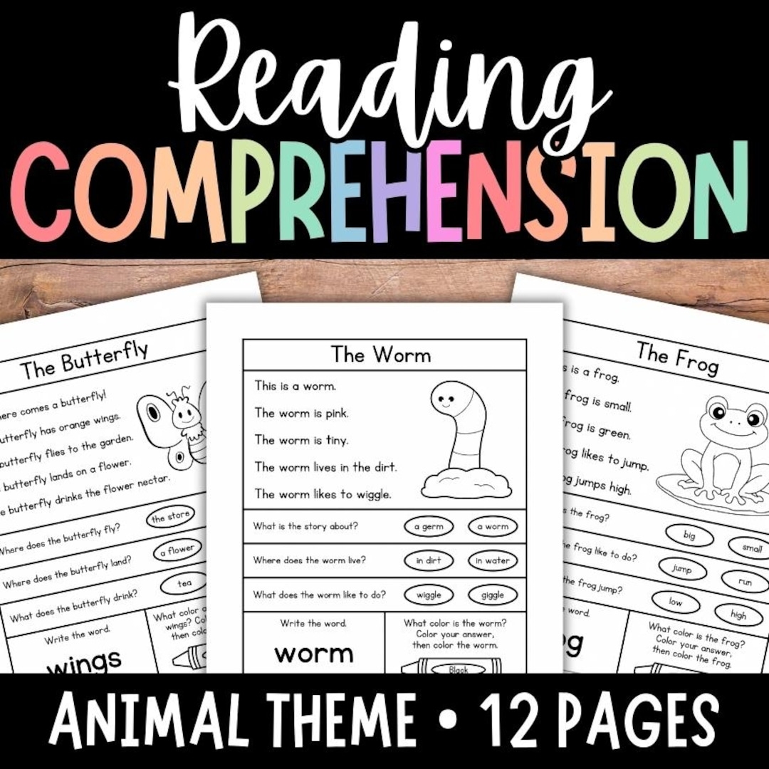 Reading Kindergarten Worksheets Free Printables