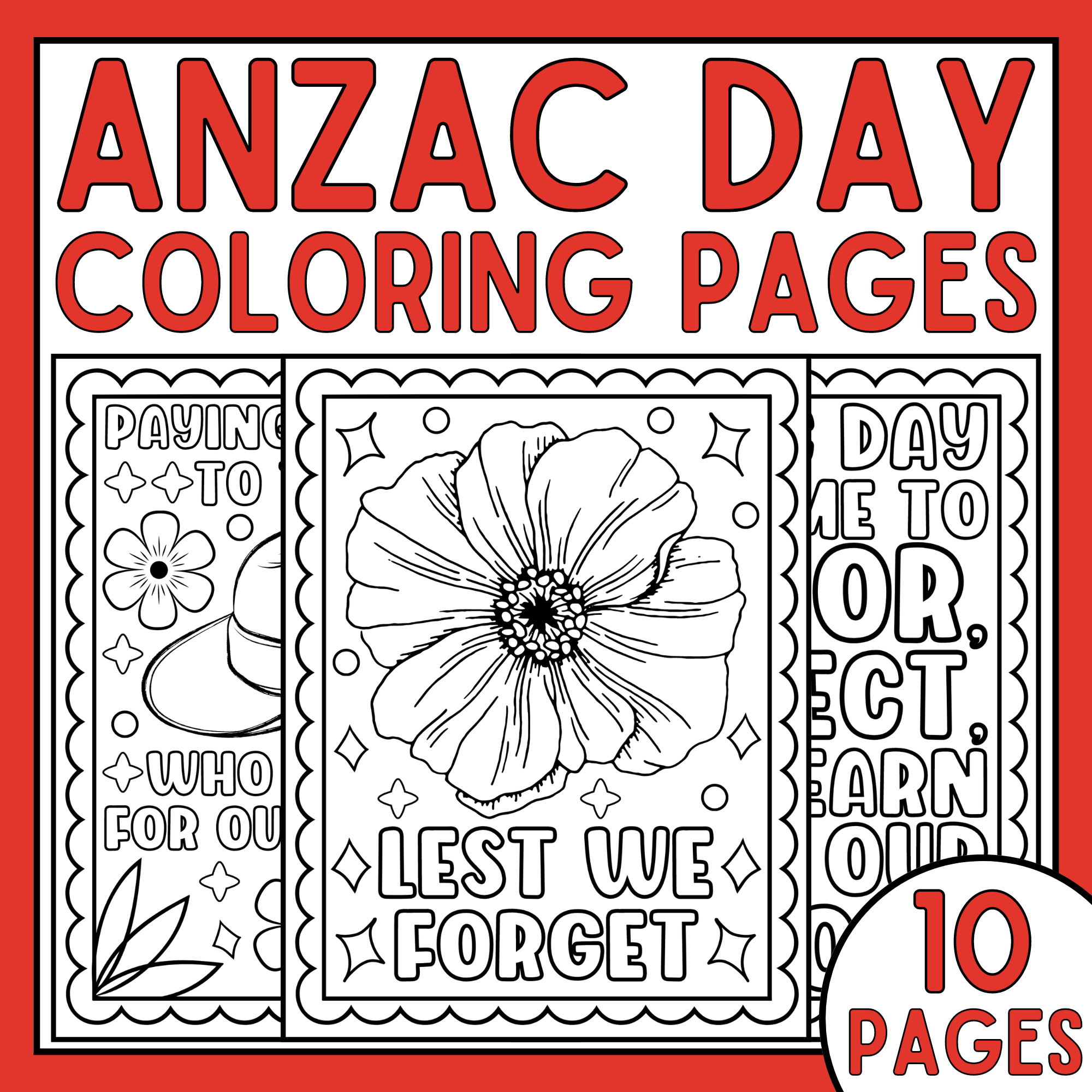 Anzac Day Coloring Pages Anzac Day Coloring Sheets Anzac Day Activities Made By Teachers