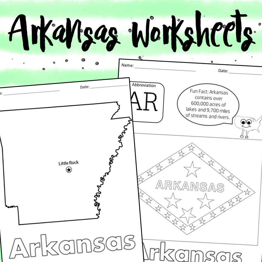 Arkansas Worksheets Payhip