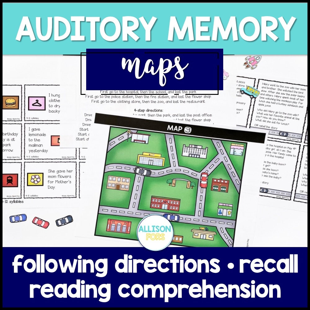 Auditory Memory And Processing In Speech Therapy Allison Fors Inc 