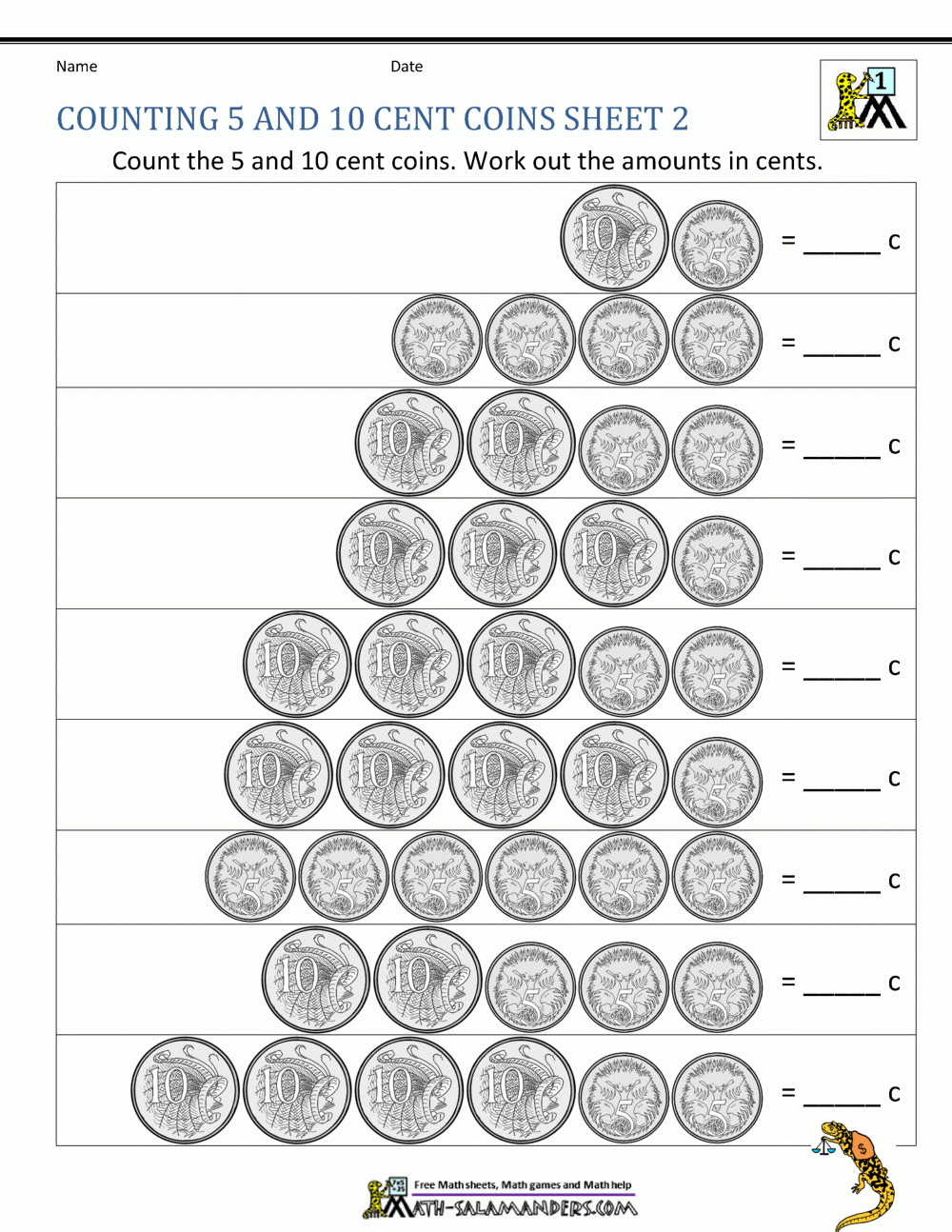 Free Printable Worksheets Australia