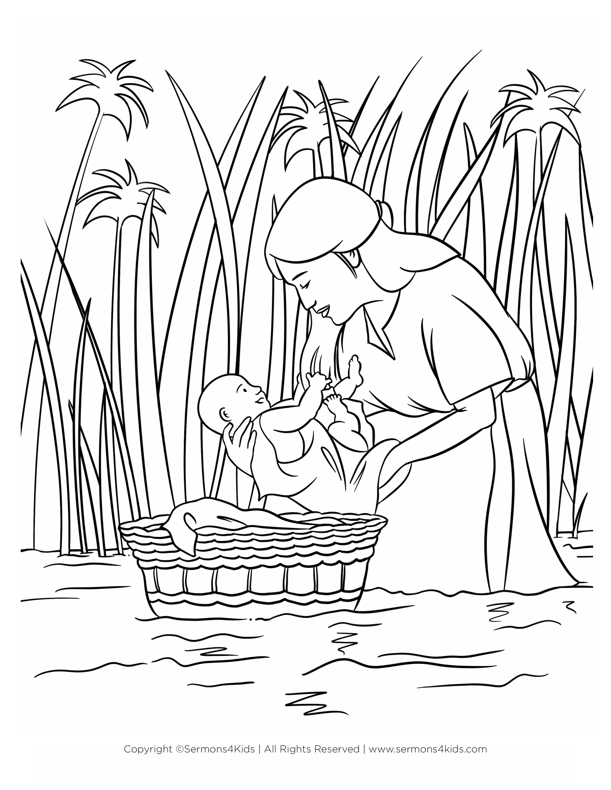 Baby Moses Children s Sermons From Sermons4Kids Sermons4Kids