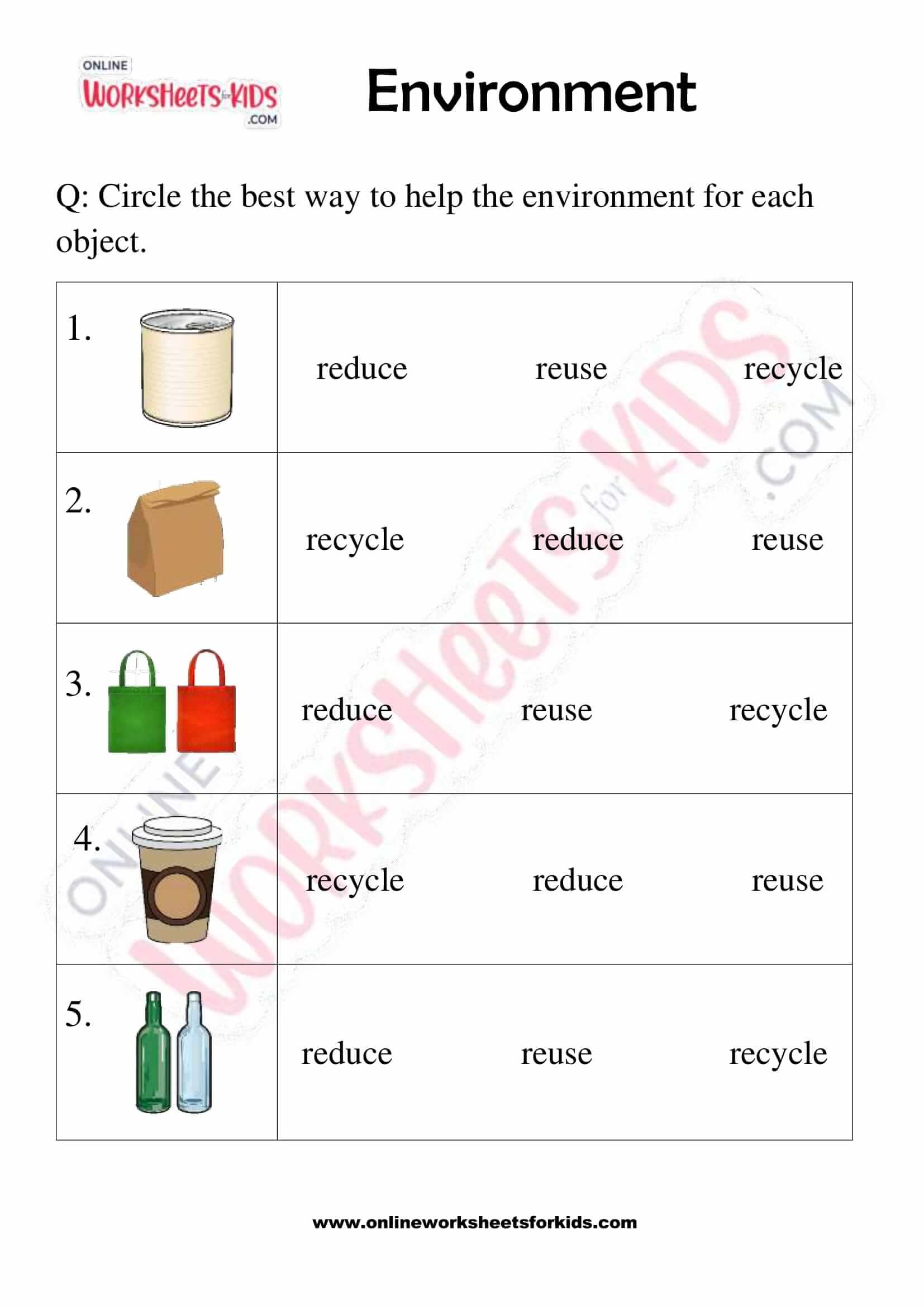 Best Environment Worksheets Free Printables For Kids Worksheets Library