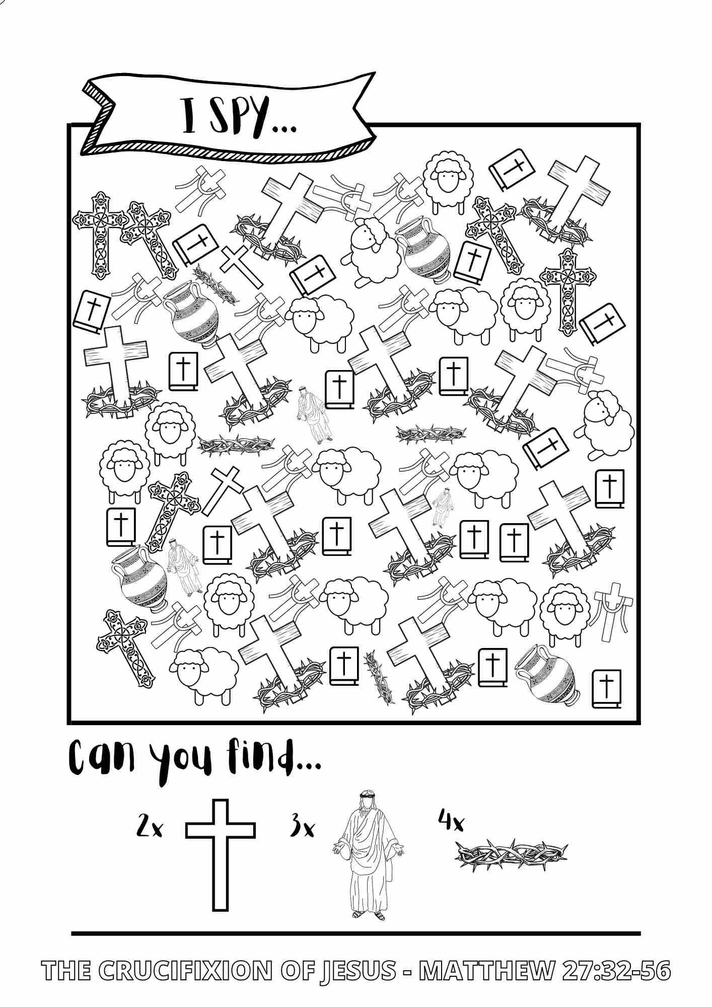 Free Printable Church Worksheets