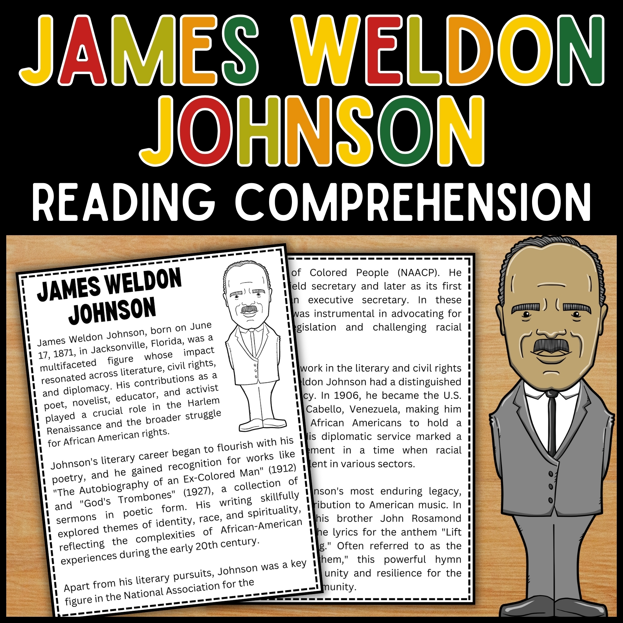 Harlem Renaissance Reading Comprehension Worksheets