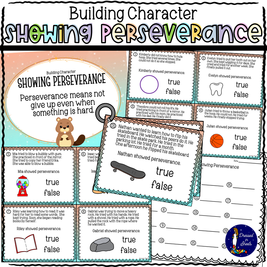 Free Printable Perseverance Worksheets