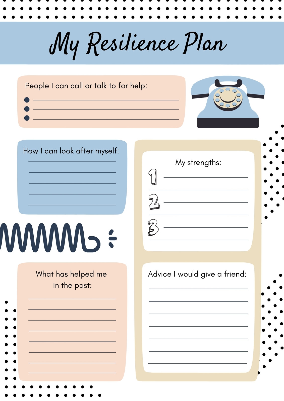 Building Resilience Worksheets Library