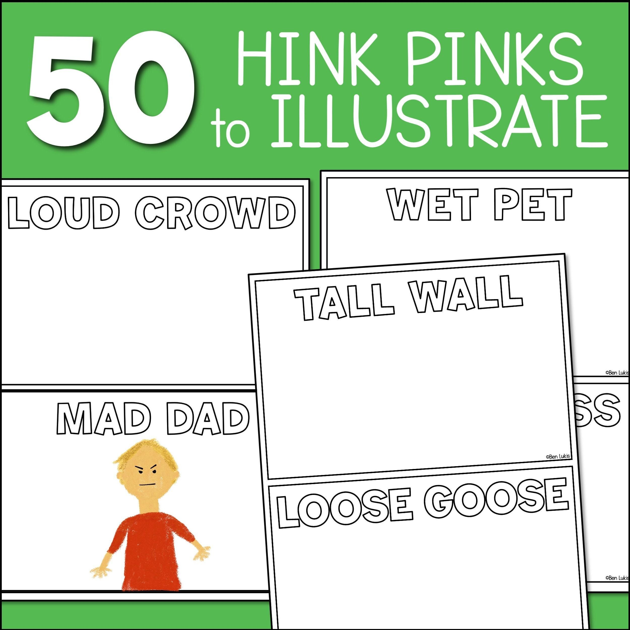 Free Printable Hink Pinks Worksheets